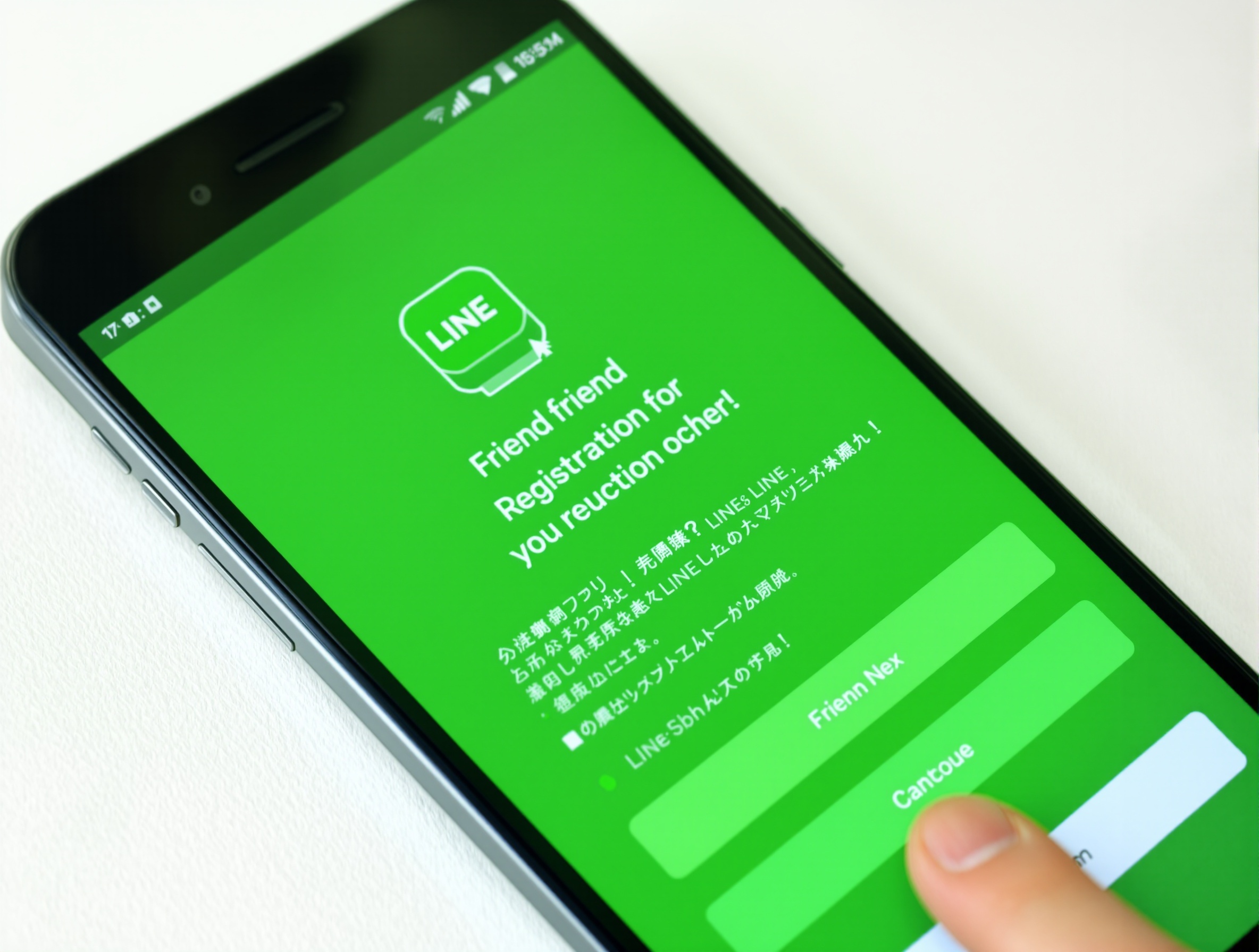 お店のLINEお友達登録