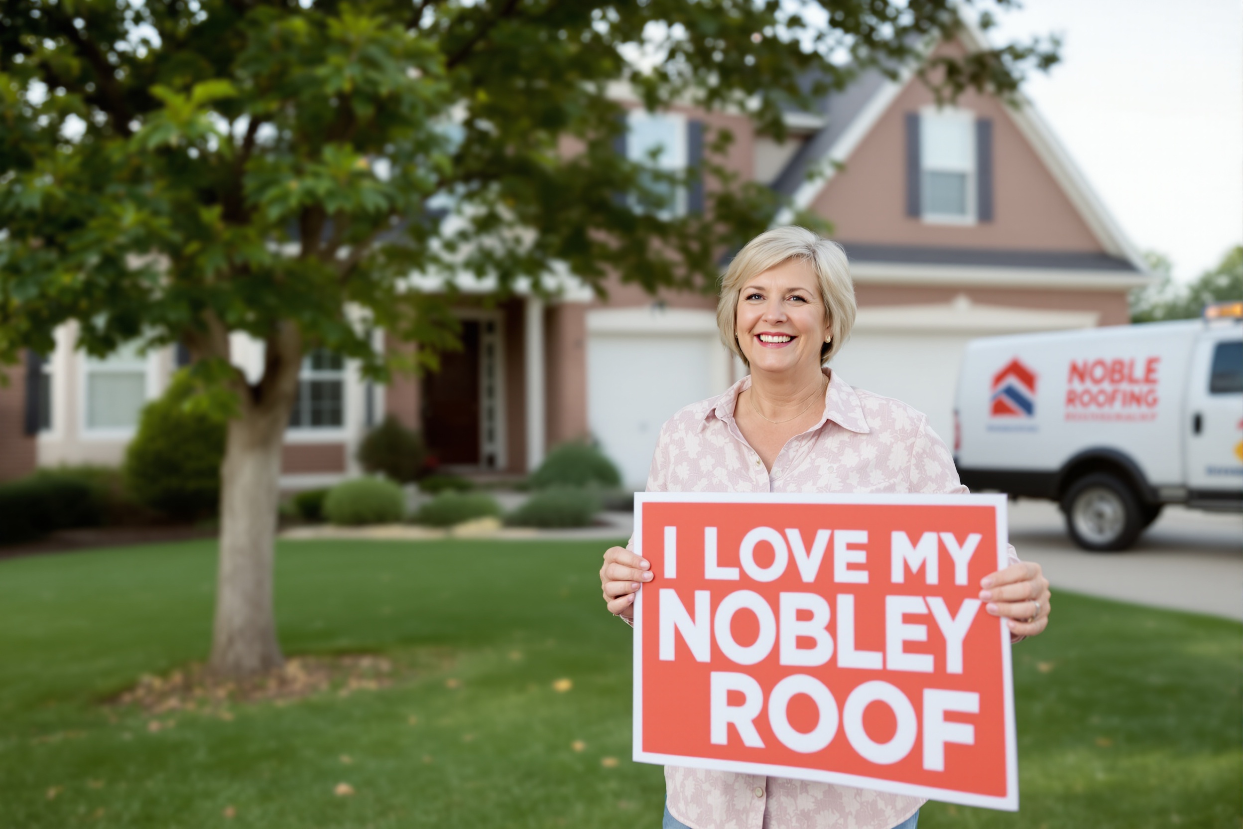 Sarah Mitchell - Noble Roofing Customer