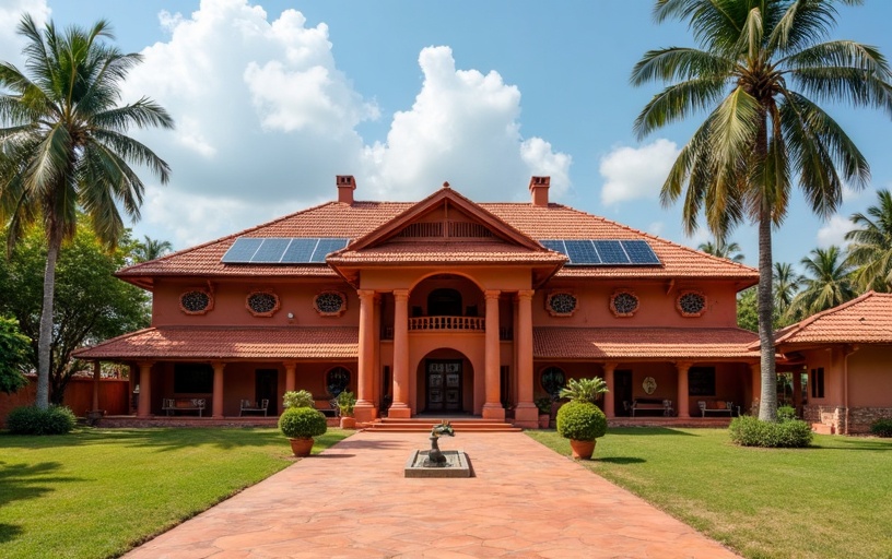 Igwe of Abatete Palace solar installation