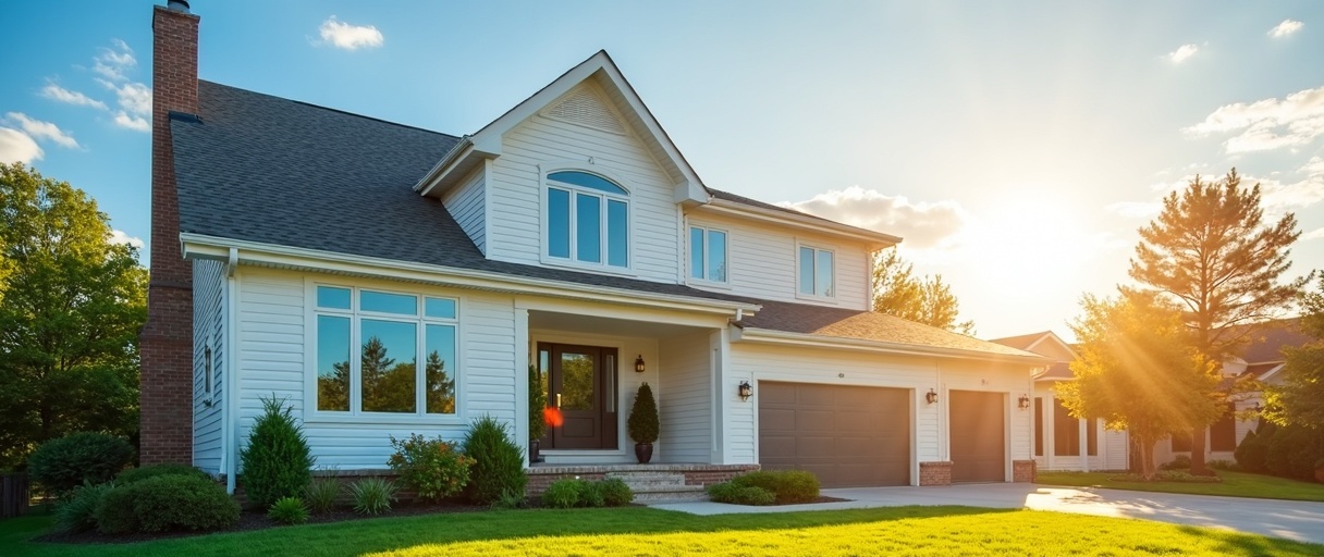 Clean home with sparkling windows