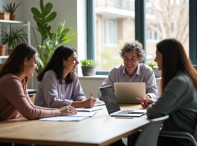 Parents collaborating on special education advocacy