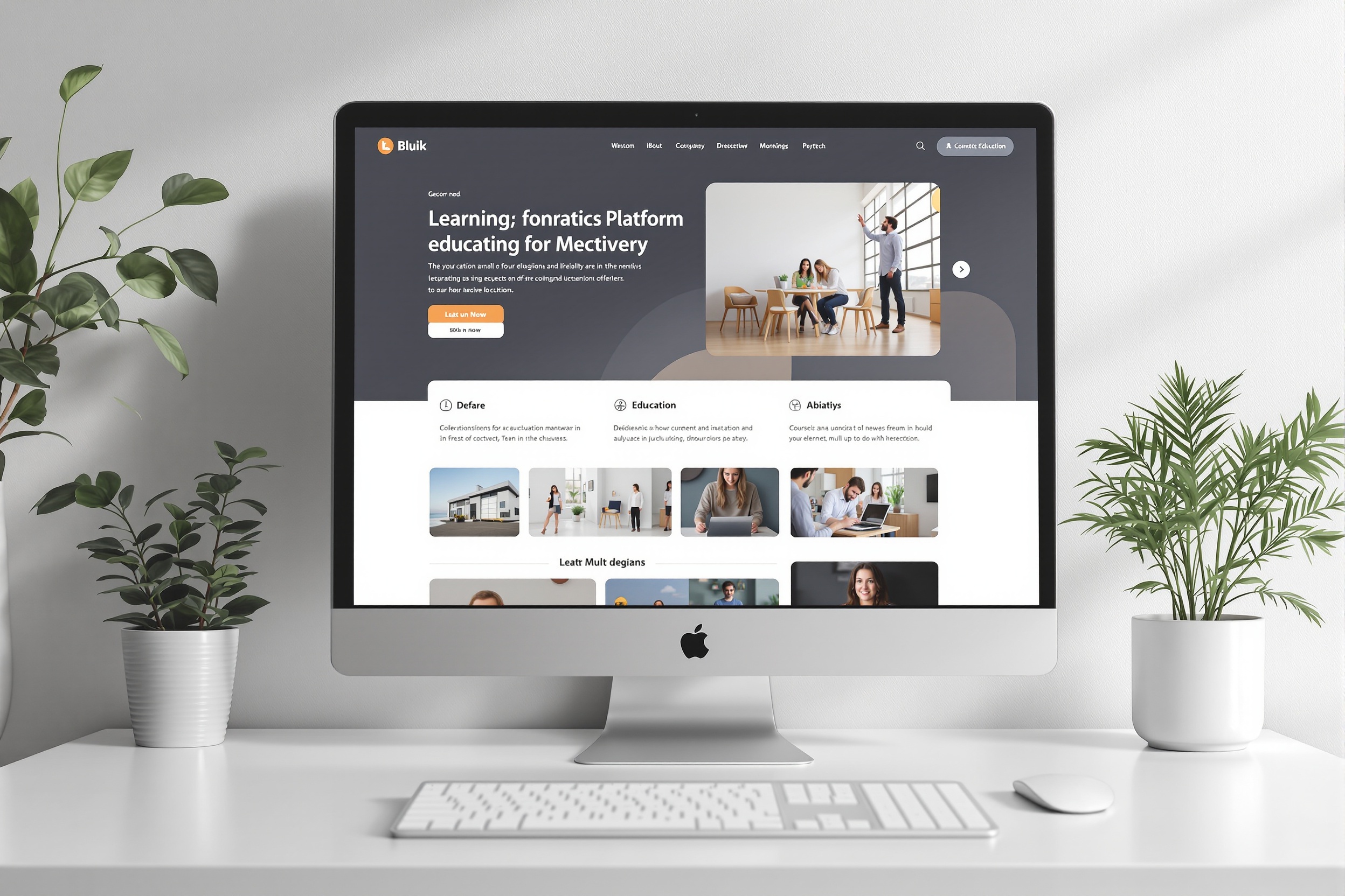 Site web AMG Formations créé par agence web Marseille