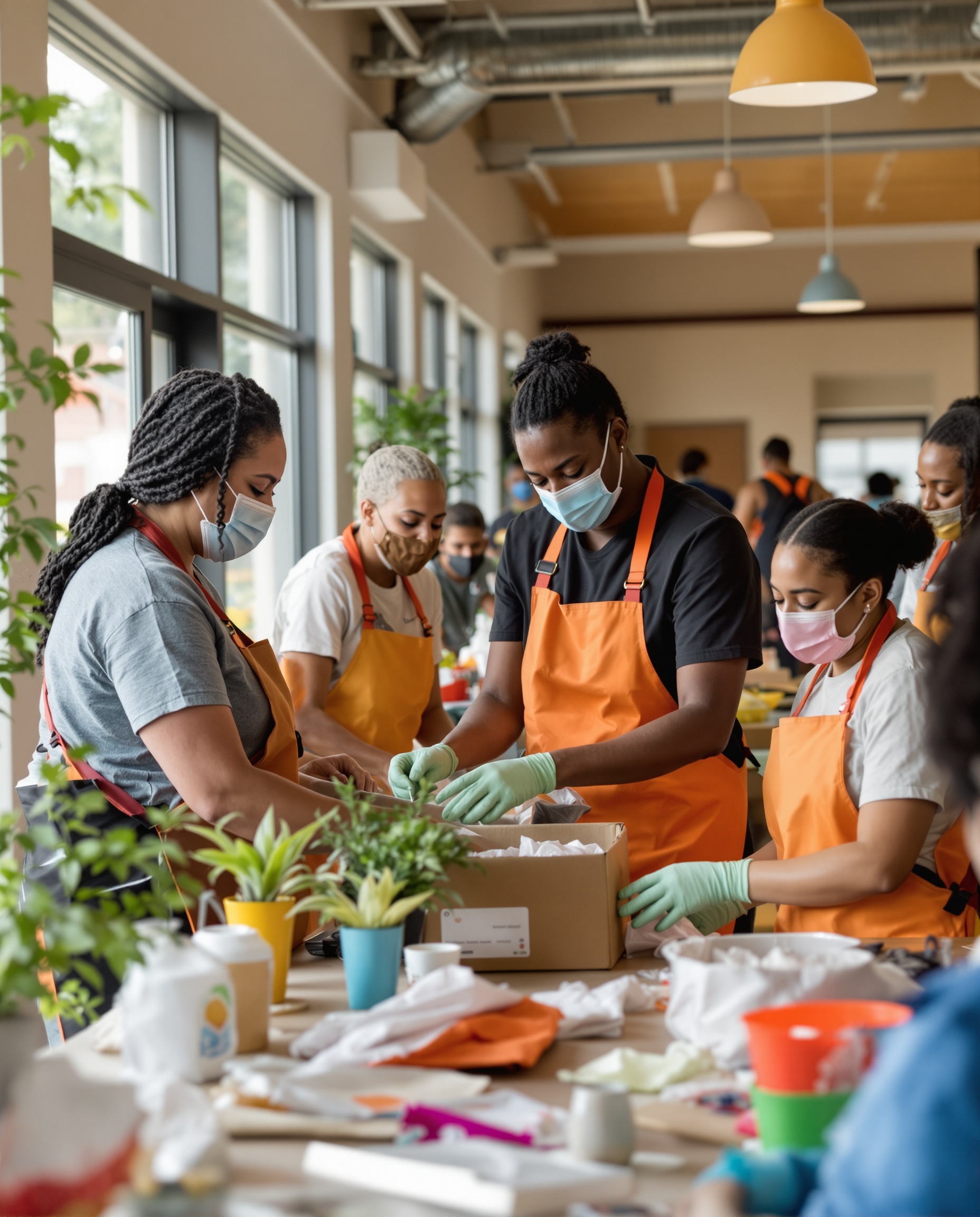 Ultimate Changes Inc team helping the community