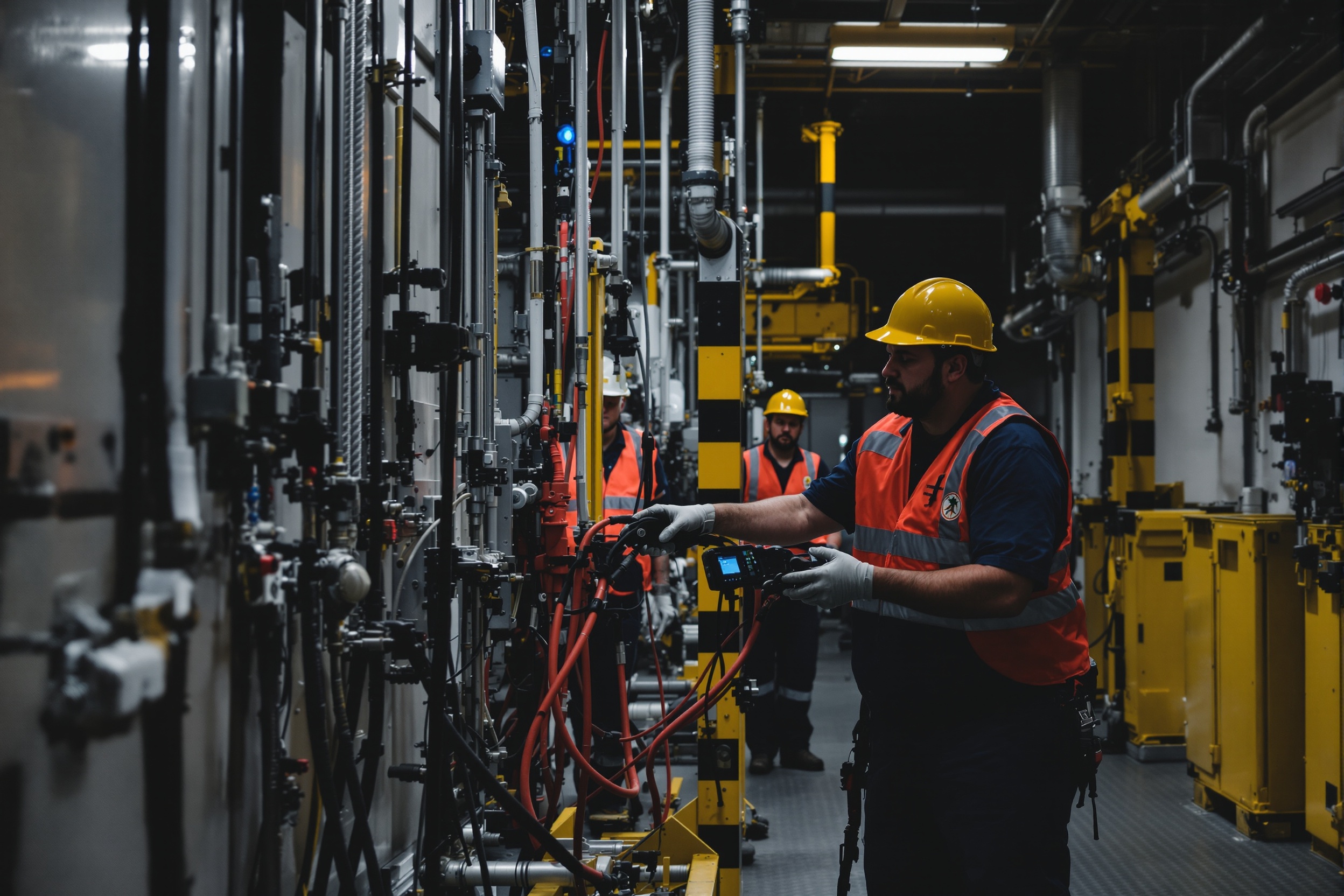 Operações críticas com segurança total. Zero improviso, zero acidente.