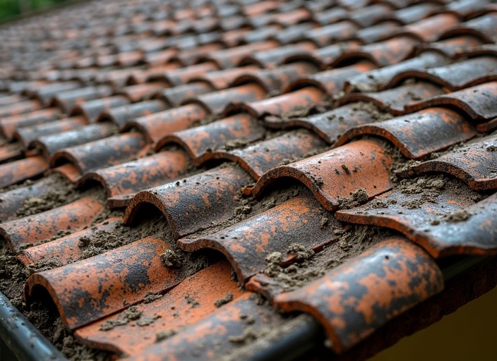 Before Roof Cleaning - South Florida