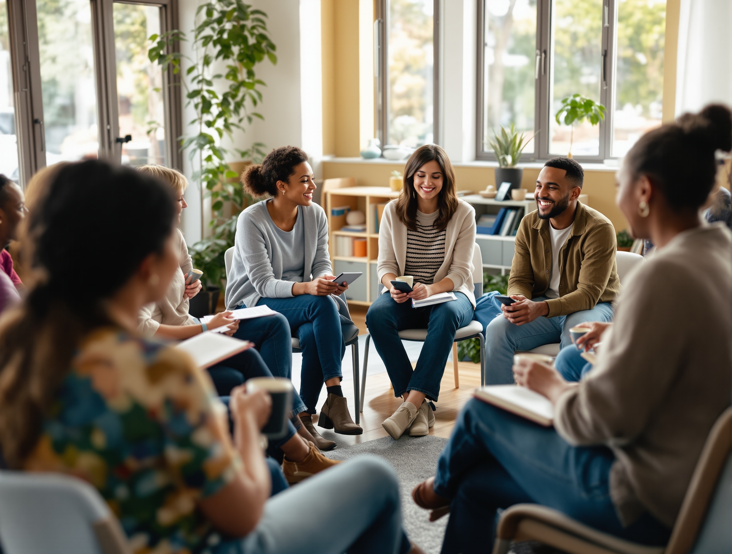 Parents gathered for a community workshop discussion