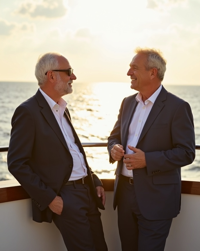 Executives in conversation