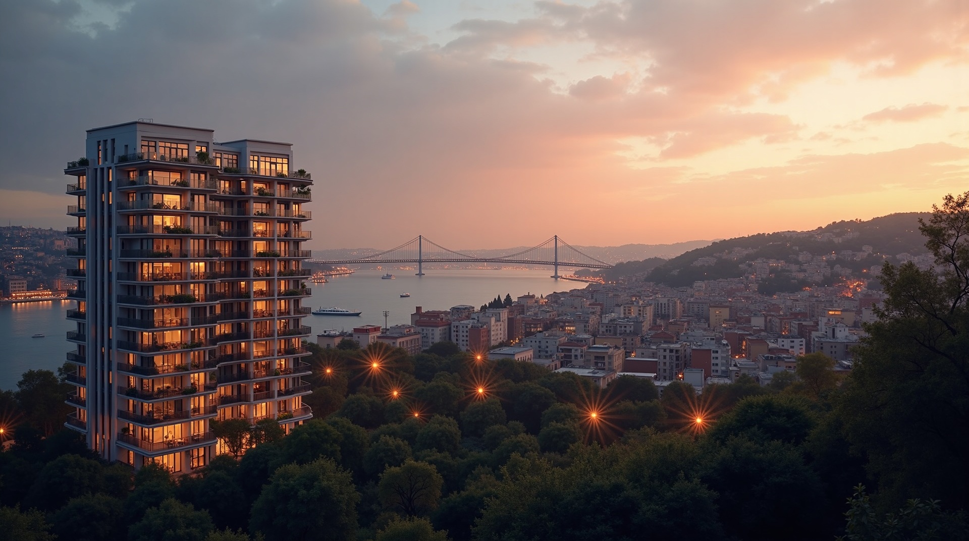 İstanbul Boğazı ve Modern Rezidanslar