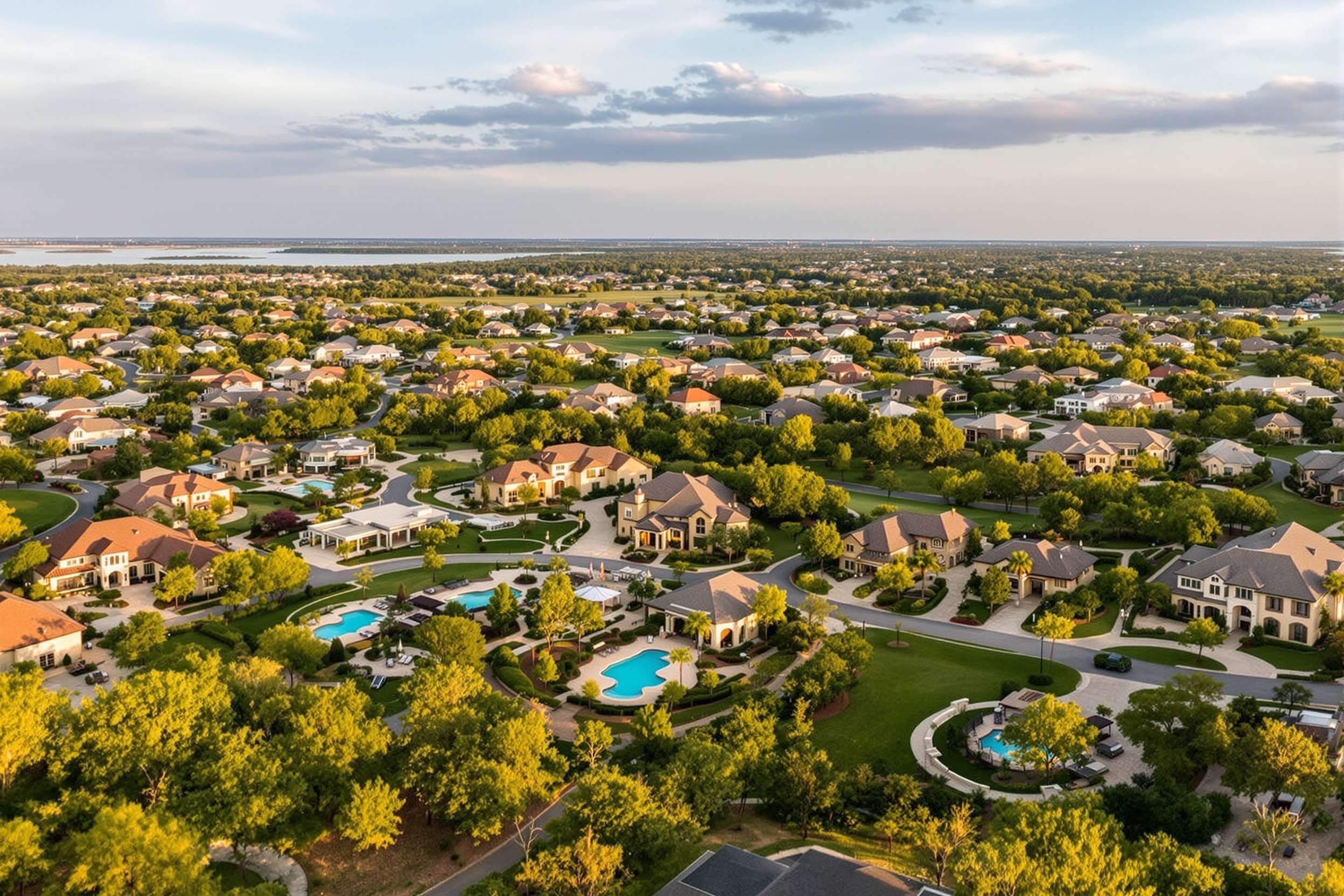 Rough Hollow neighborhood in Lakeway Bee Cave Texas