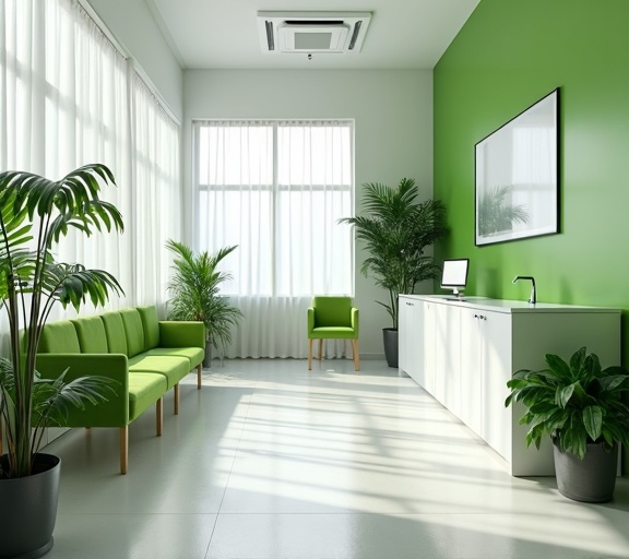 Recepção da Clínica Implantomed Brasília