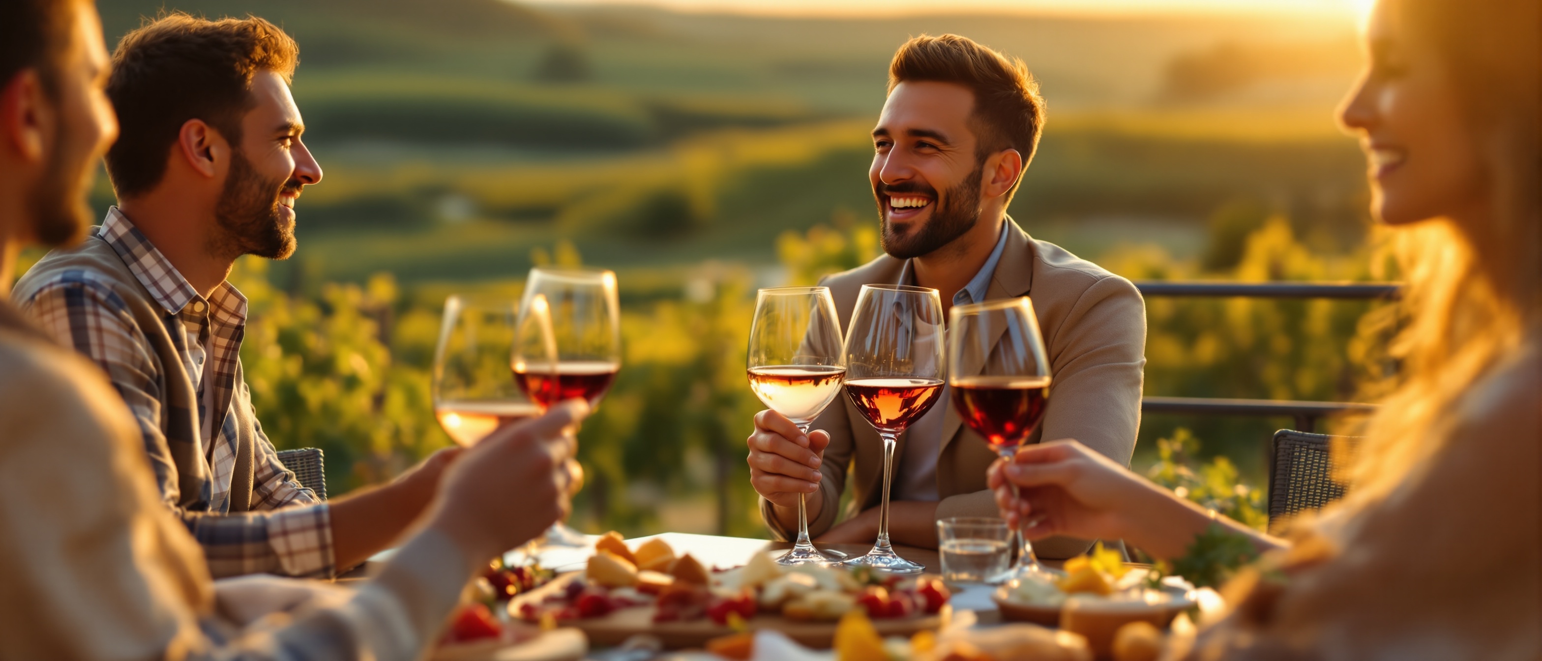 Amis profitant d'un apéro avec Vinôverre