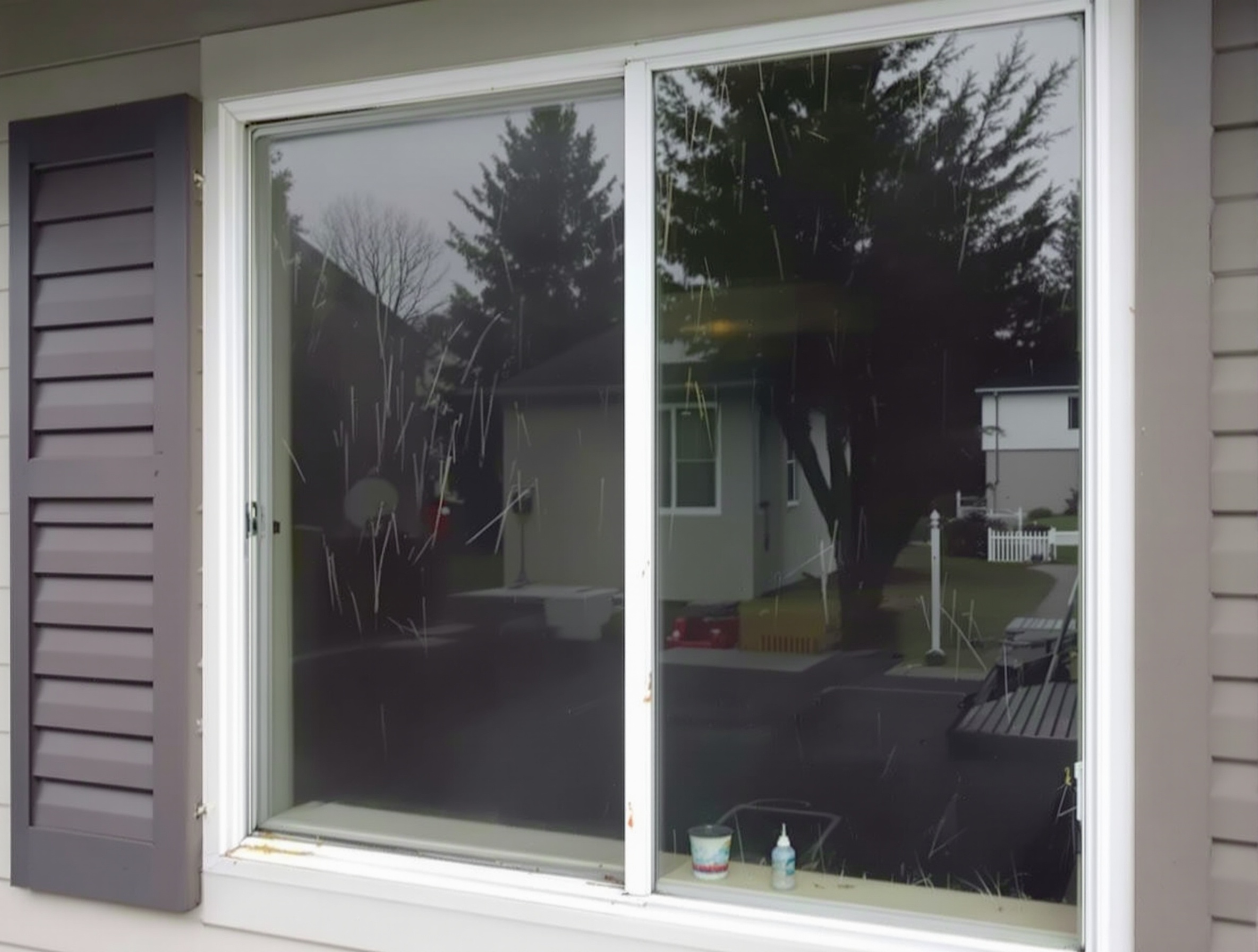 Before professional window cleaning — Residential — Spokane, WA