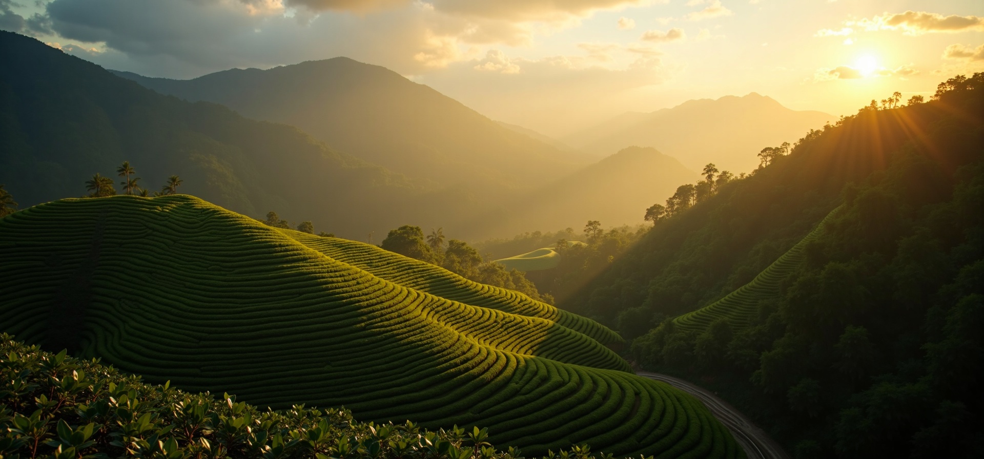 Colombian coffee farm