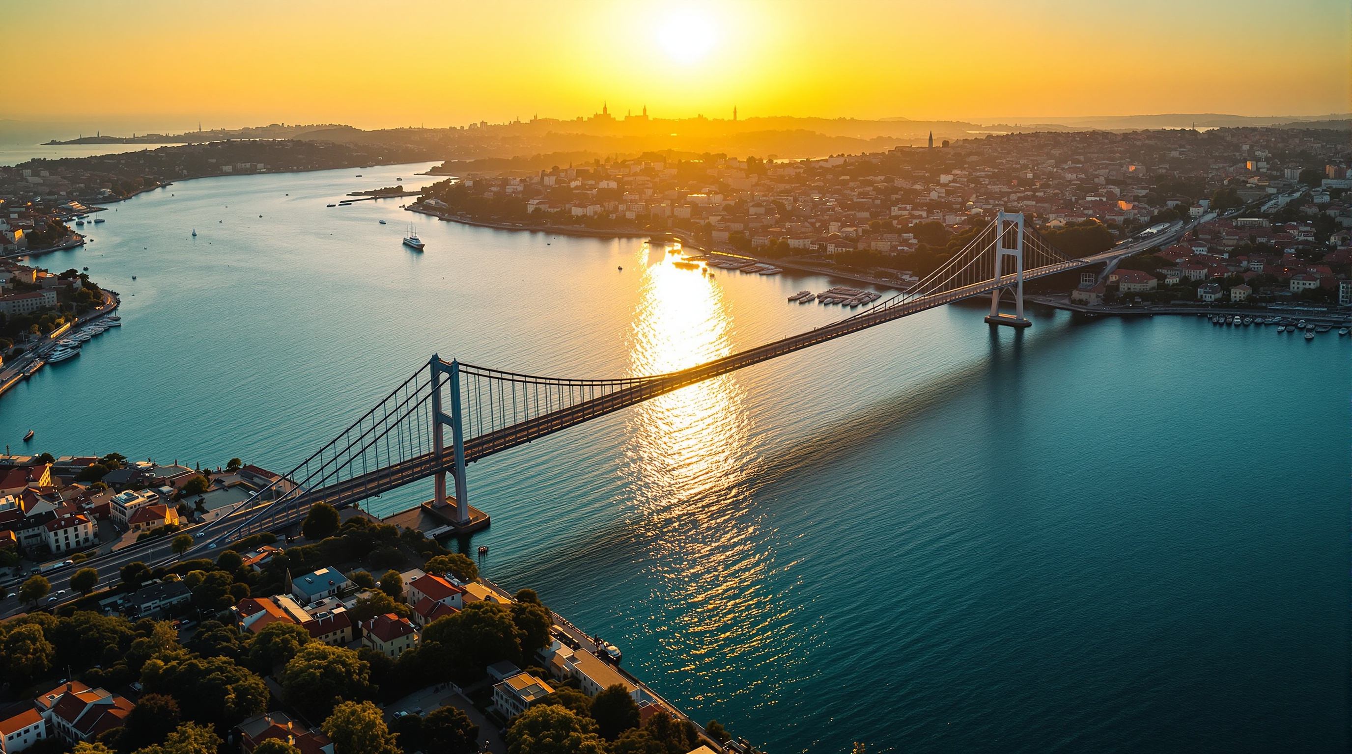 İstanbul Boğazı'ndan geçen konteyner gemileri - LogiTrade İstanbul lojistik operasyonları