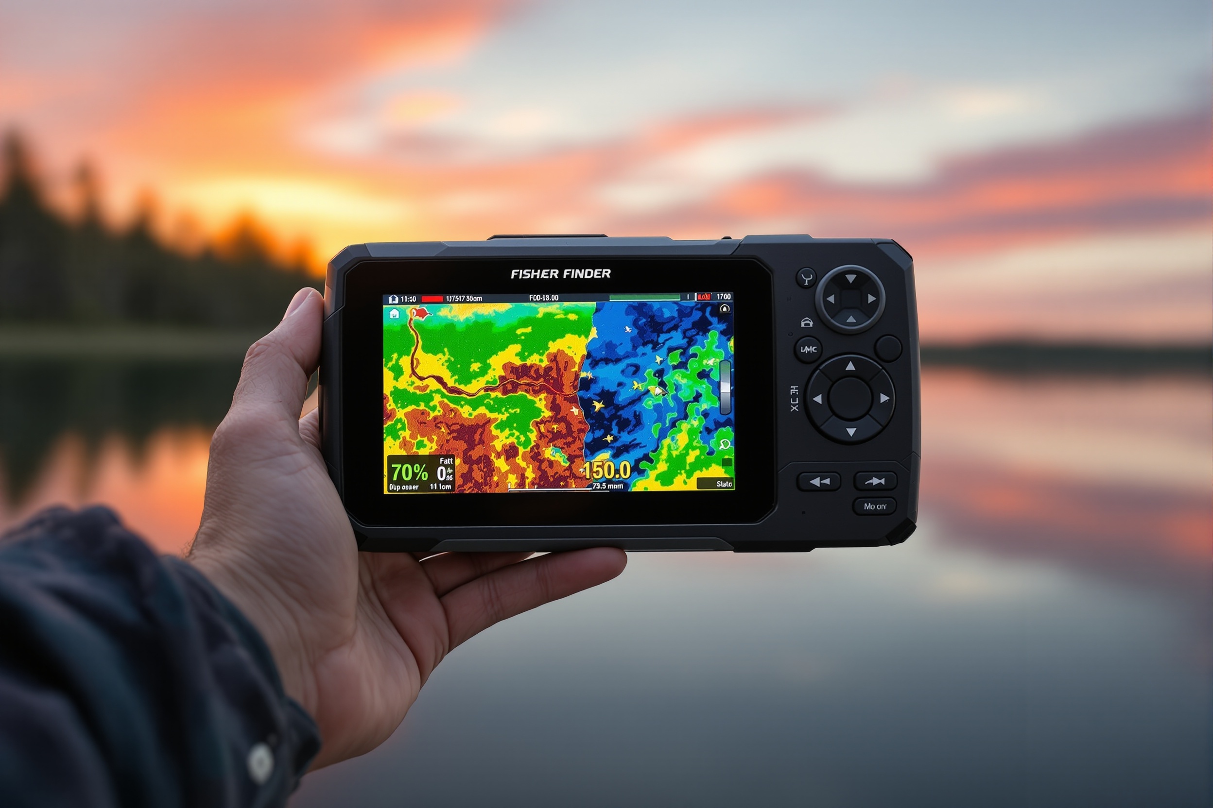 Handheld GPS / Fish Finder fishing gift