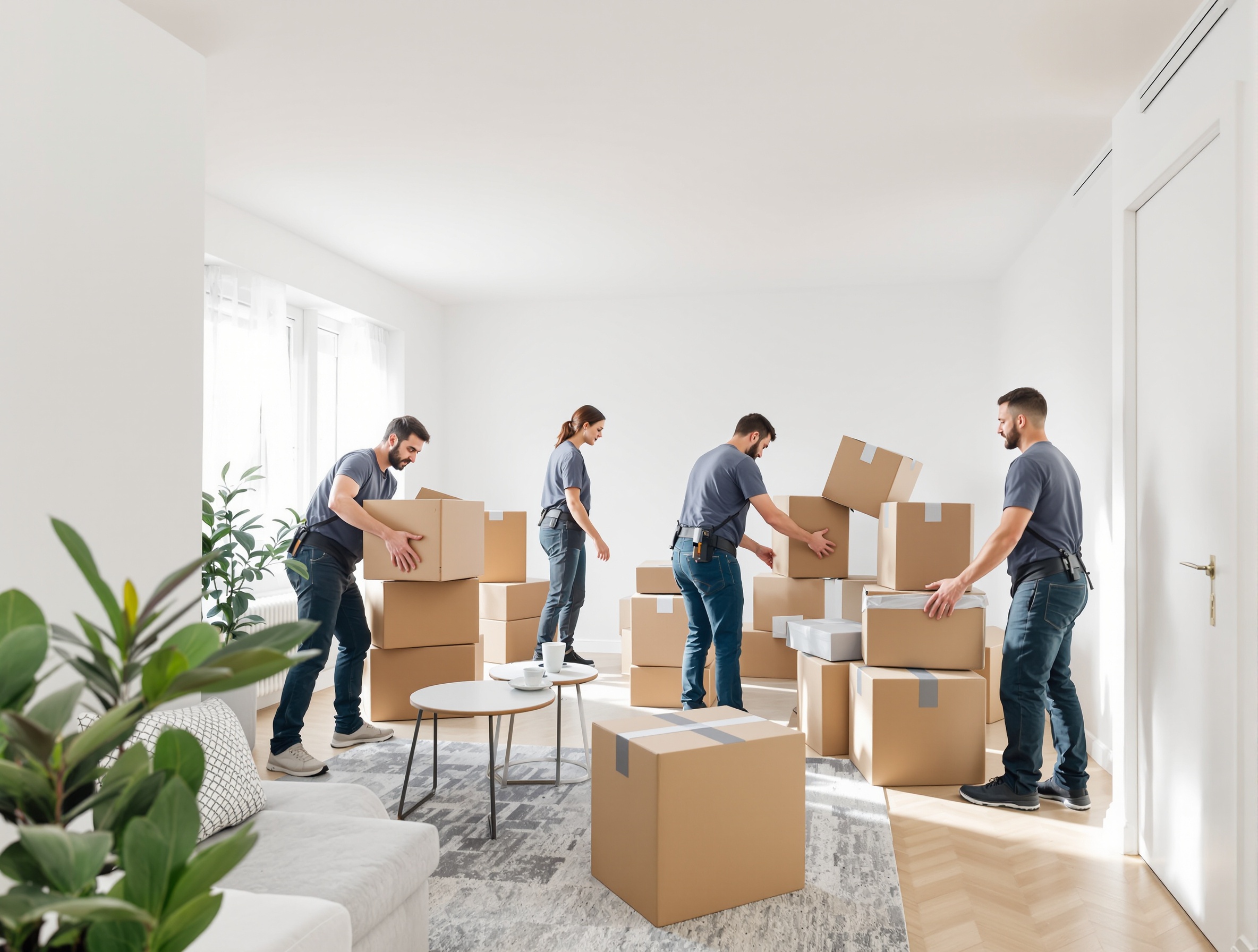 Equipo Cerdabuit vaciando piso en Cerdanyola del Vallès