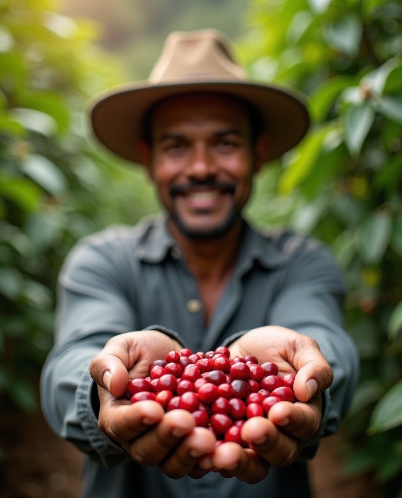 Colombian coffee farmer