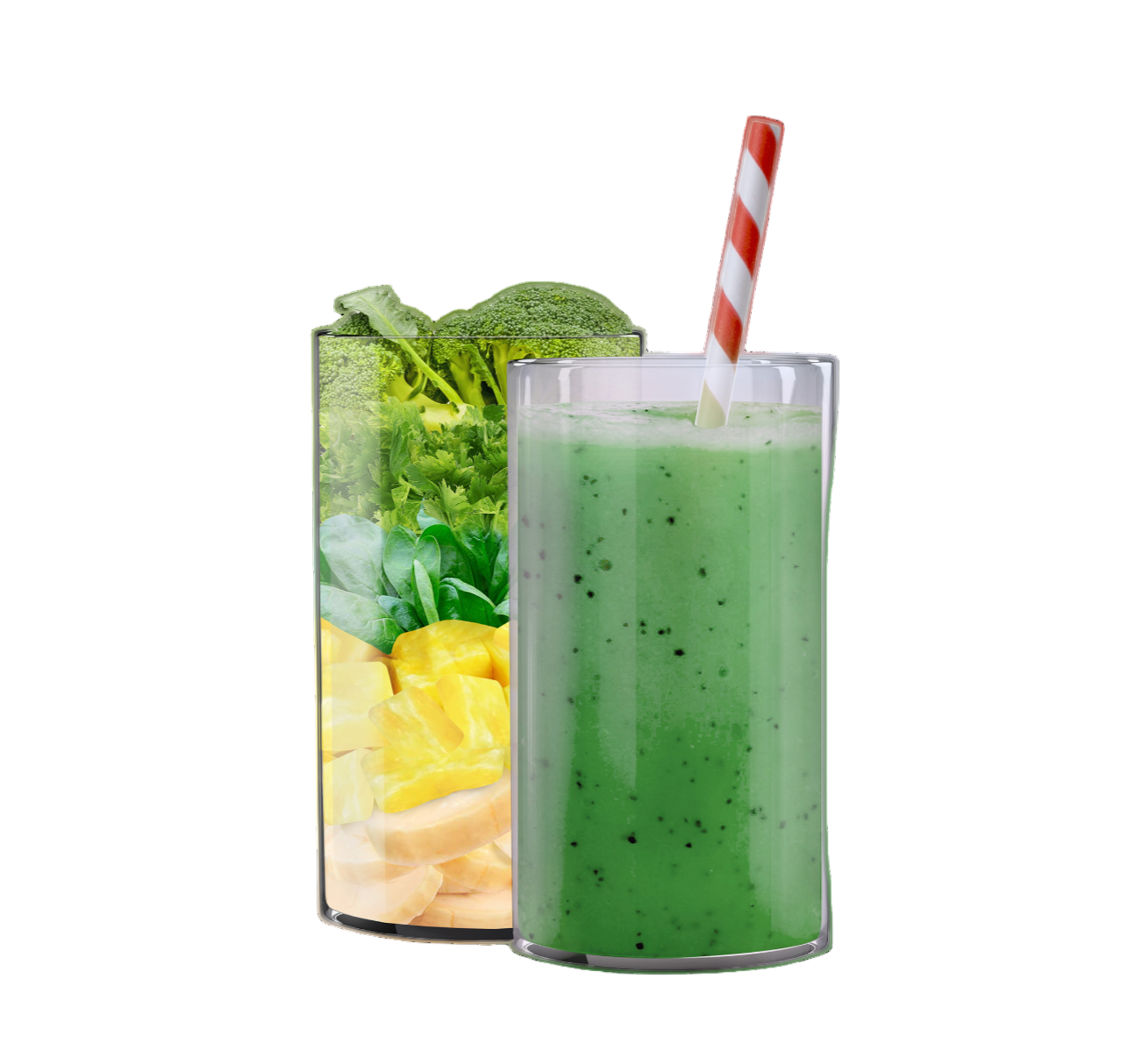 Green Machine frozen smoothie cup — refreshing nutritious bestselling green smoothie — SmoothieMachine
