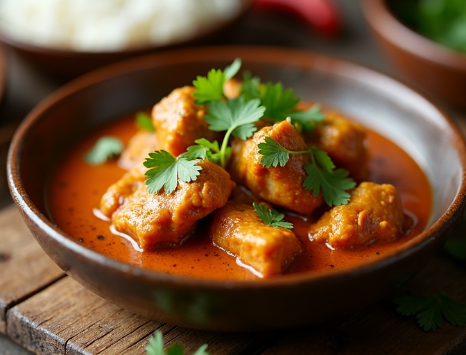 Pollo al Curry con Especias Aromáticas