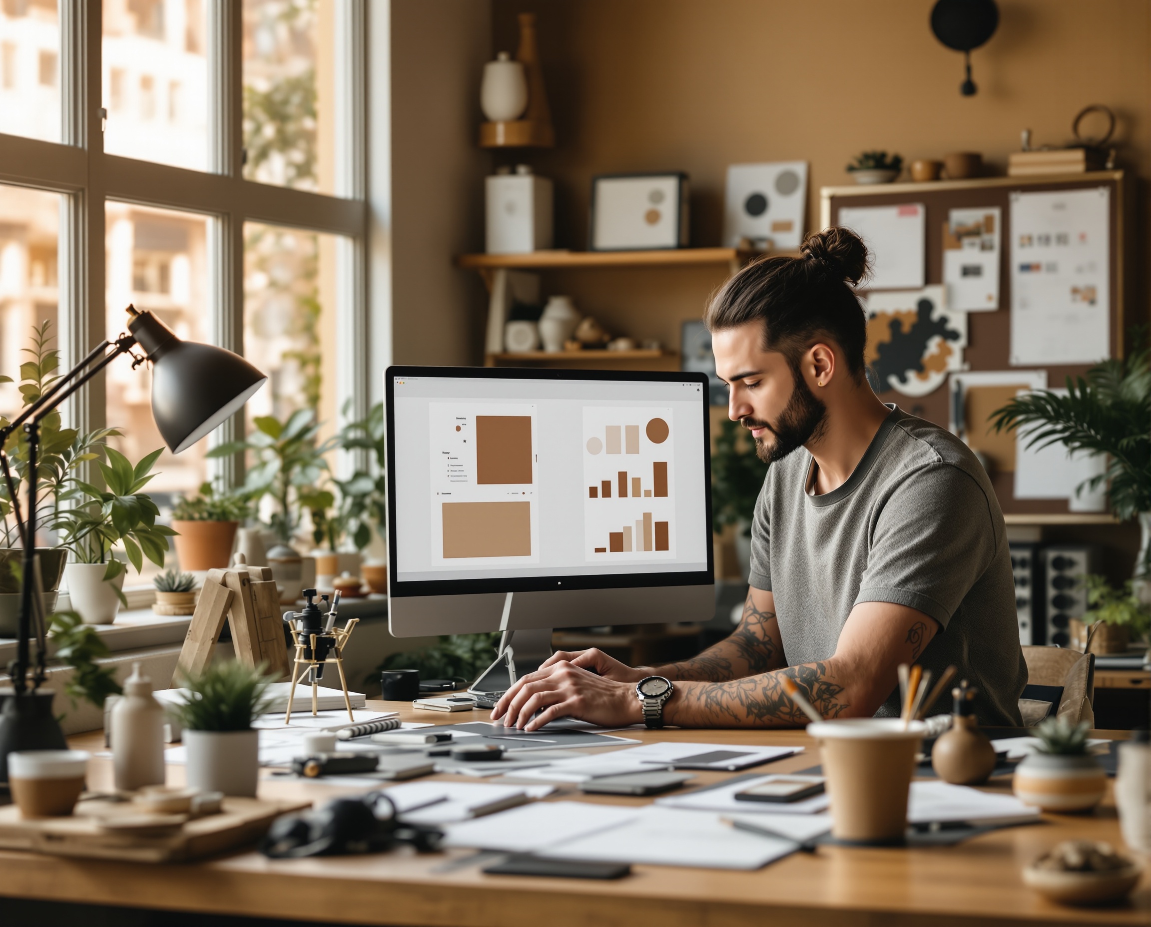 Professional digital services workspace