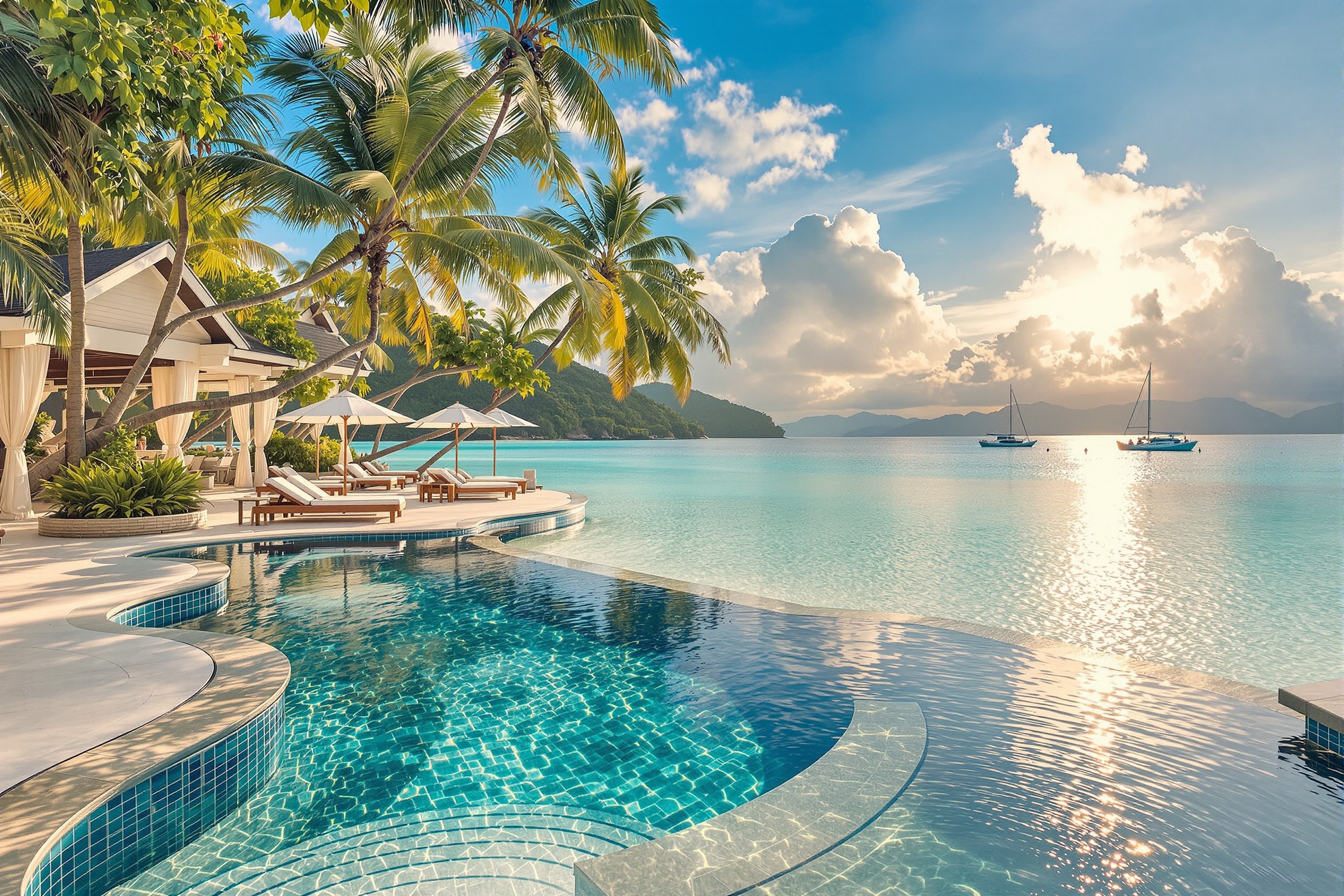 Azure Cliffside Villa