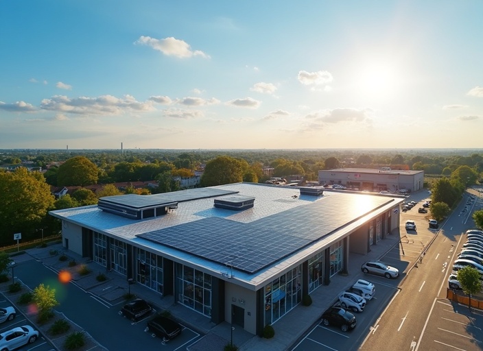 Global Solaire installation commerciale