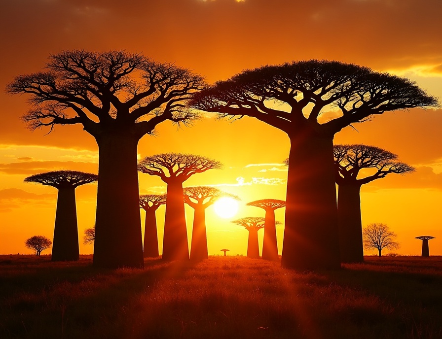 Allée des Baobabs Morondava Madagascar