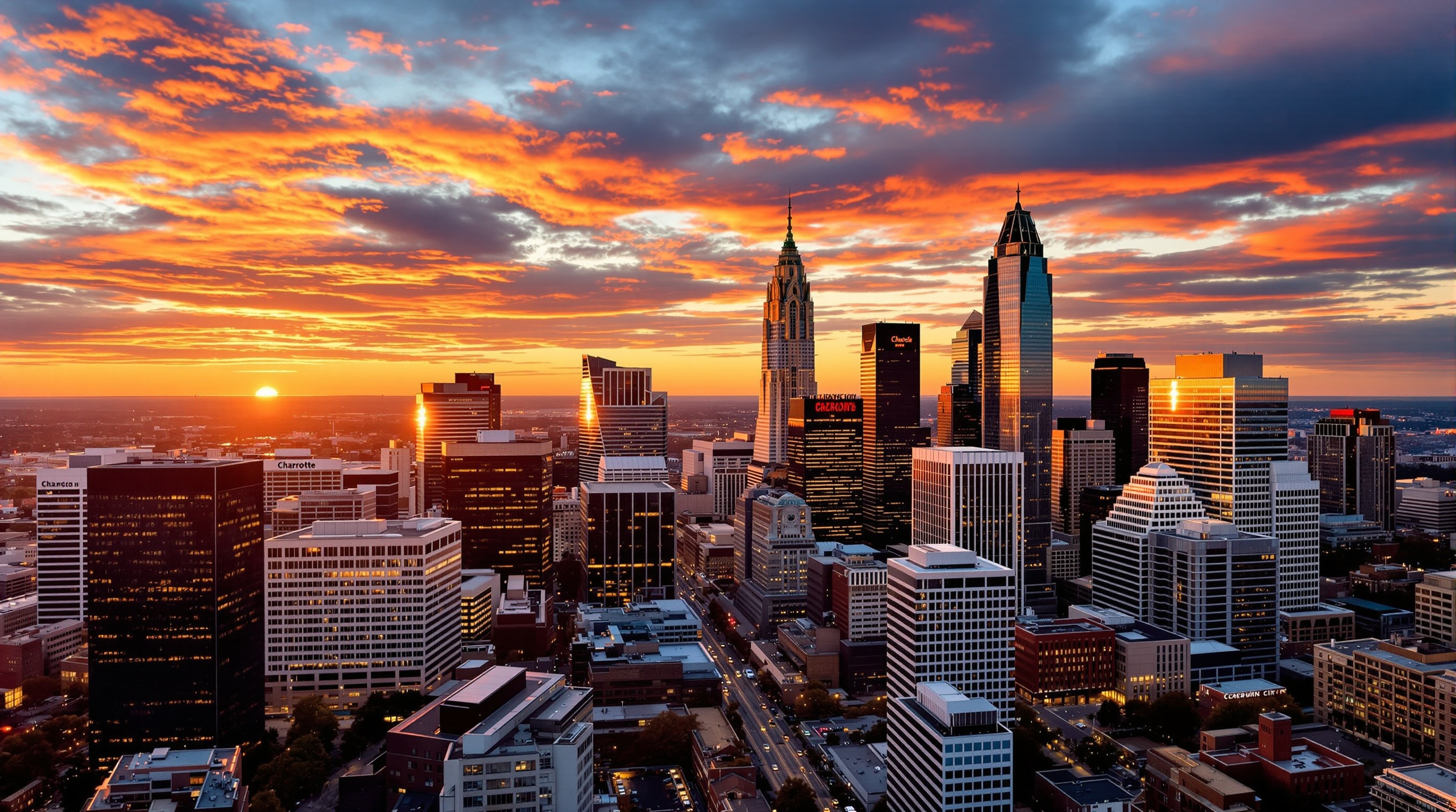 Charlotte NC skyline