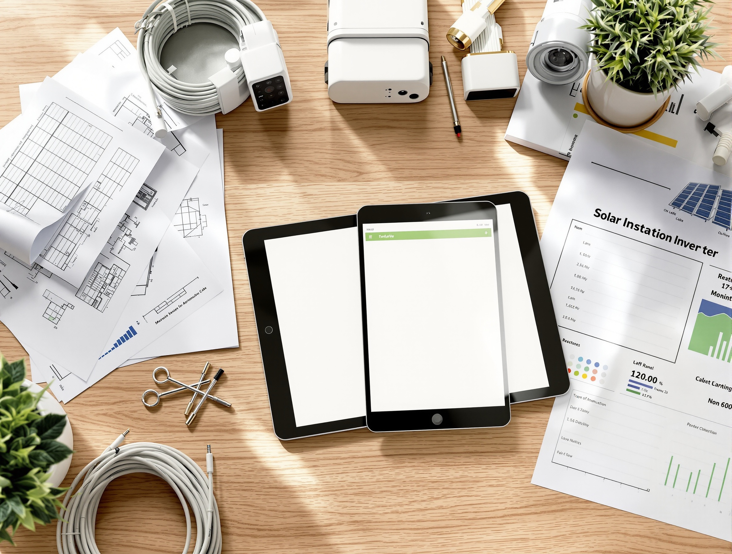 Solar installation planning documents and decisions