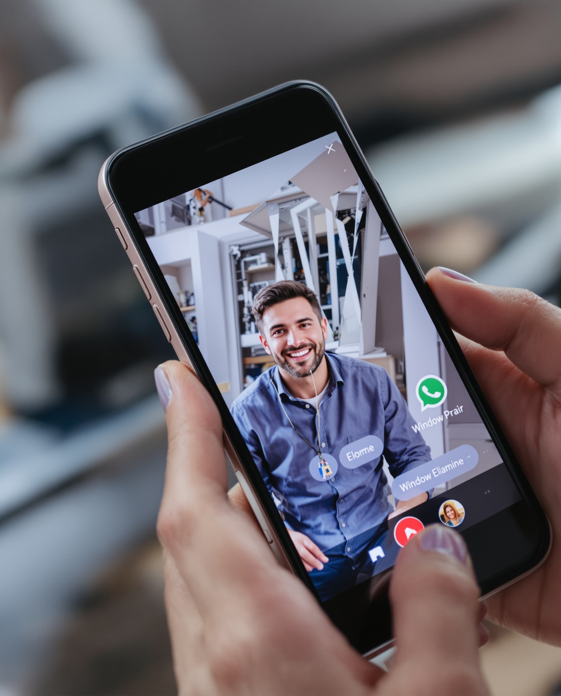 Diagnostic vidéo via WhatsApp