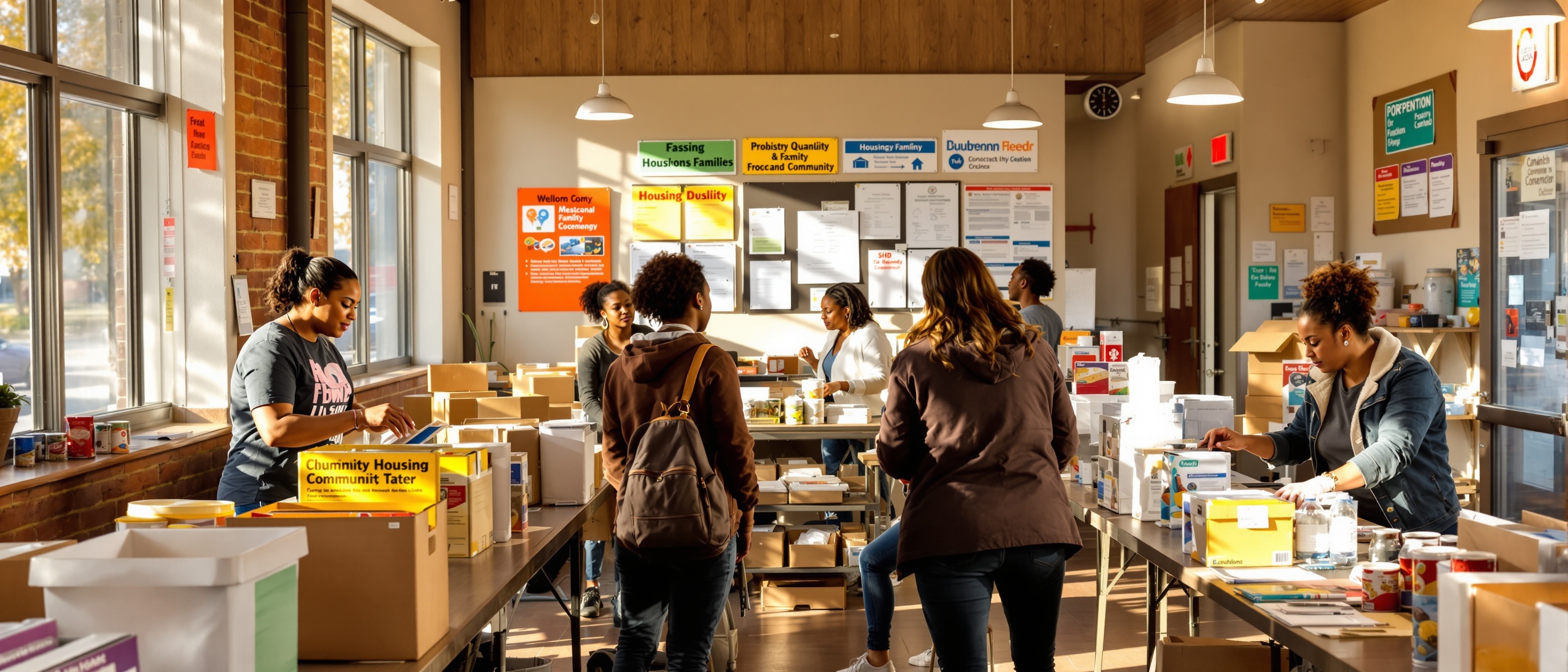 Community resources for immigrants and low-income families