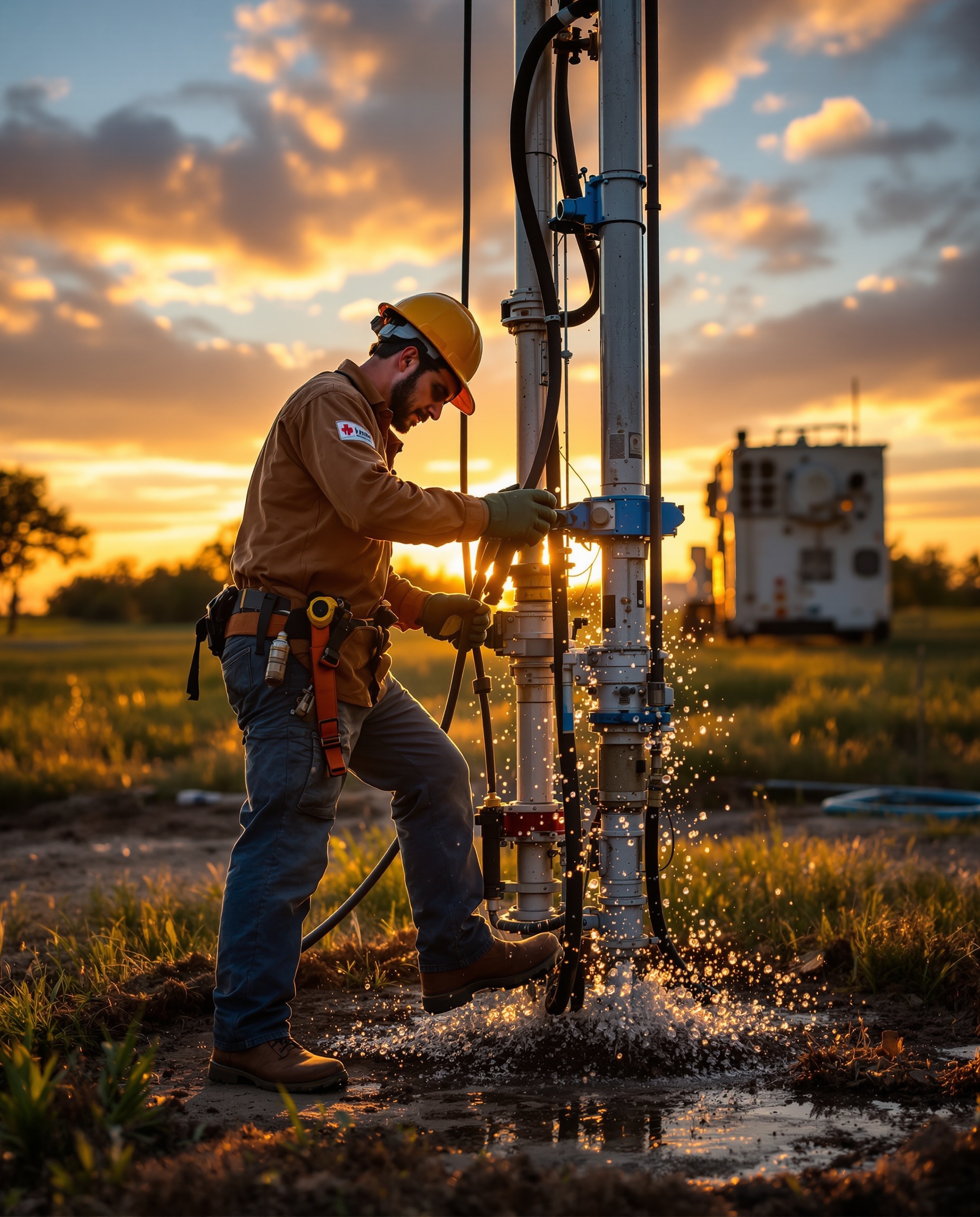 77 Water Well service background