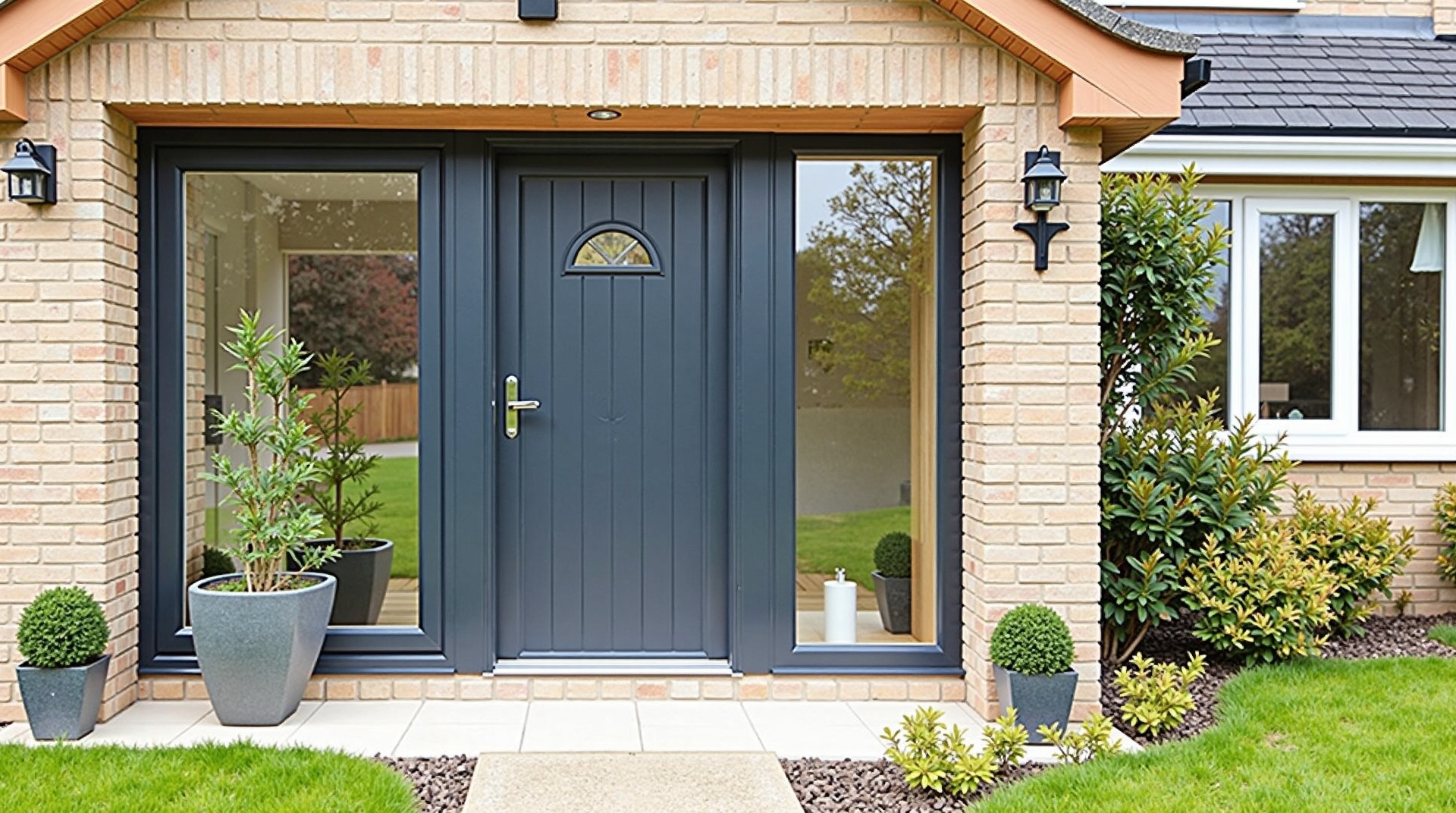 Entranceway composite doors supplied and installed in South Wales by Doors 2 Go