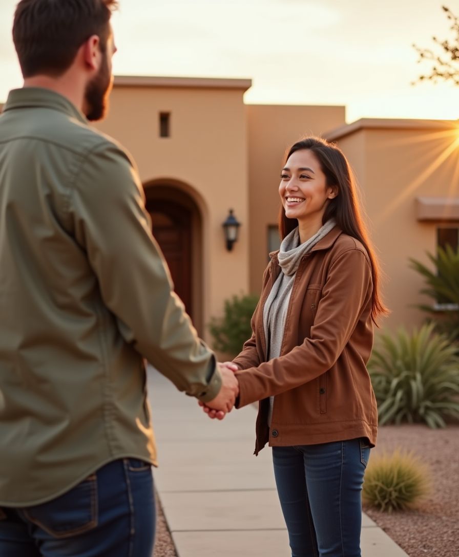 Happy El Paso homeowner