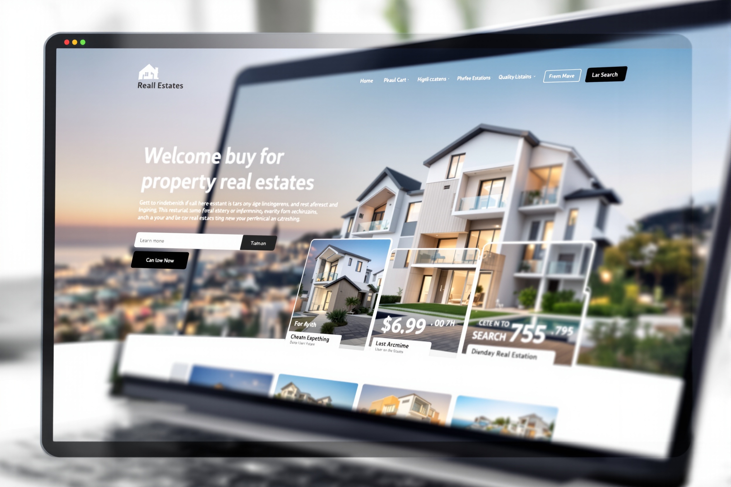Real Estate Website Concept
