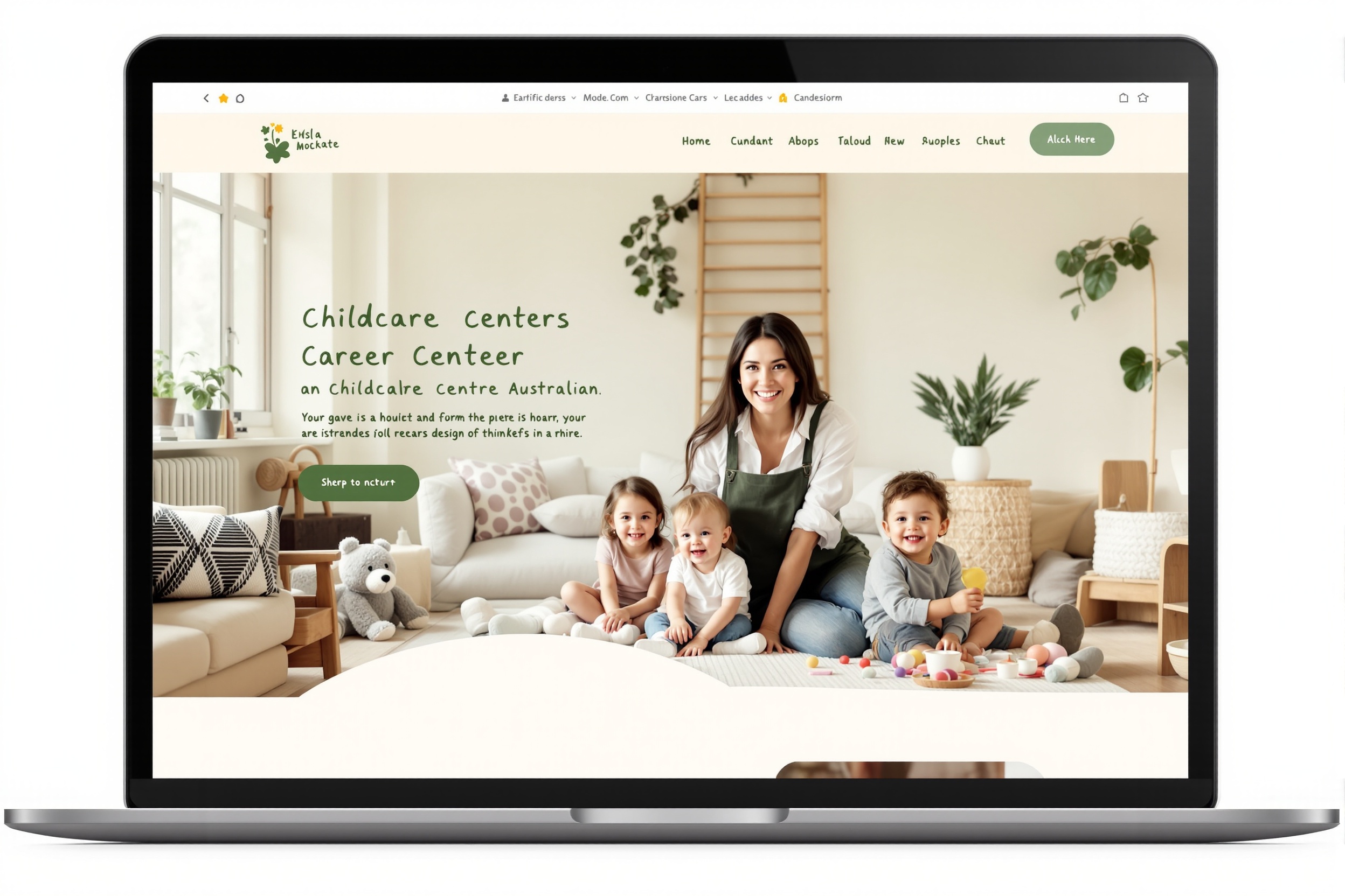 Warm & Friendly Centre career site preview