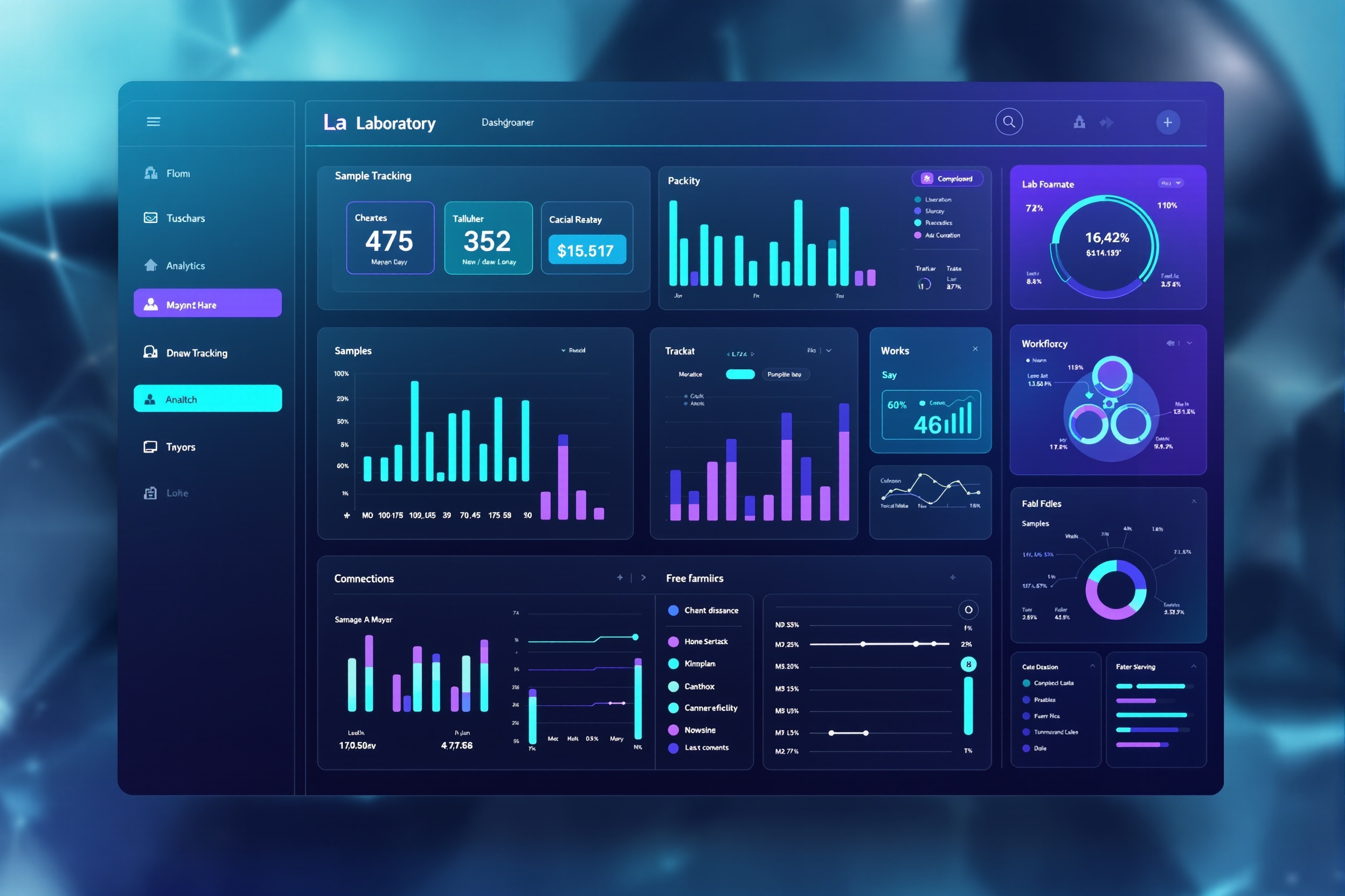 GeneMatrix LIMS Dashboard