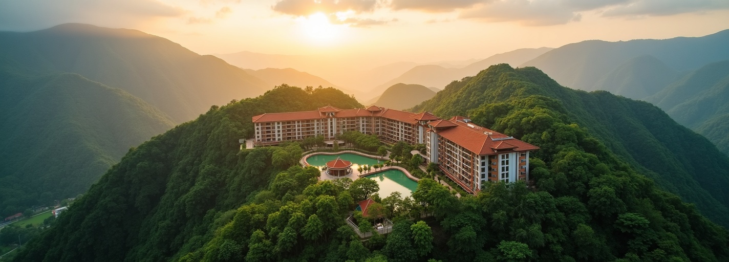 真愛桃花源園區設施 華岡路30號 真愛桃花源園區全景 - 台北陽明山婚宴場地 室內70坪 戶外花園