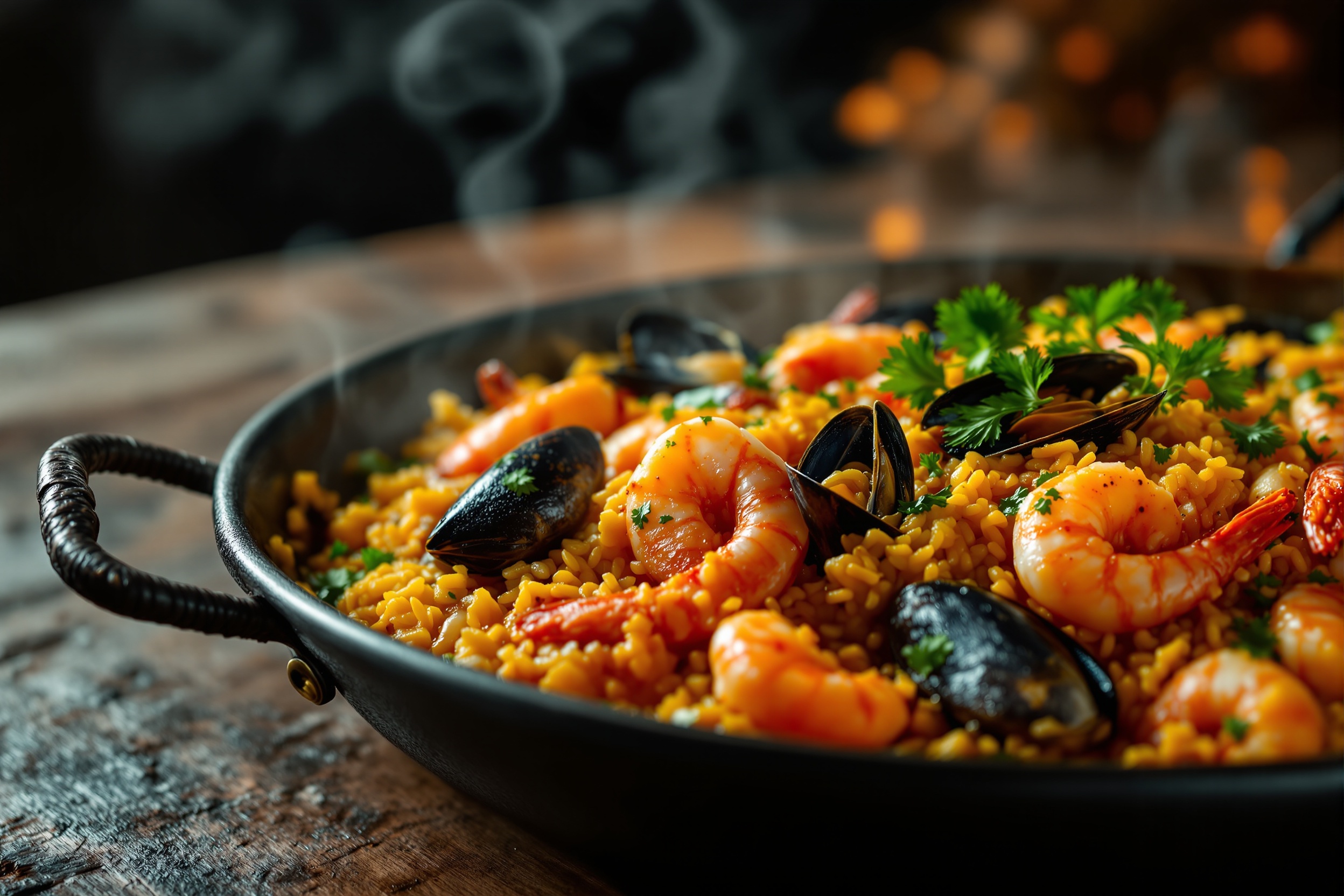 Huisgemaakte paella