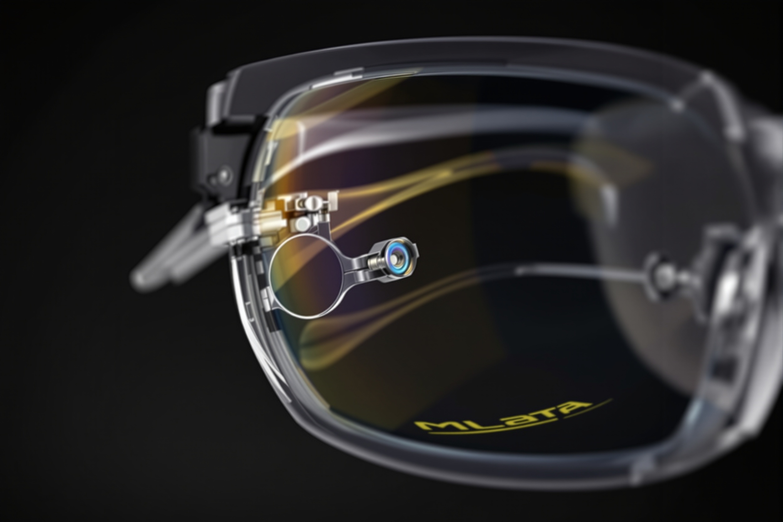 Meta Blayzer screw-less pop-in lens mechanism with titanium retention