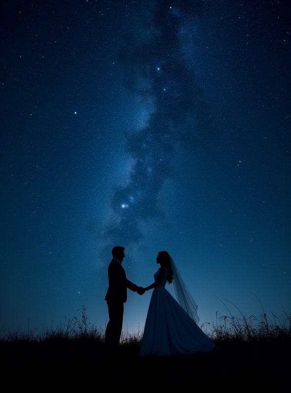 星空ポートレート