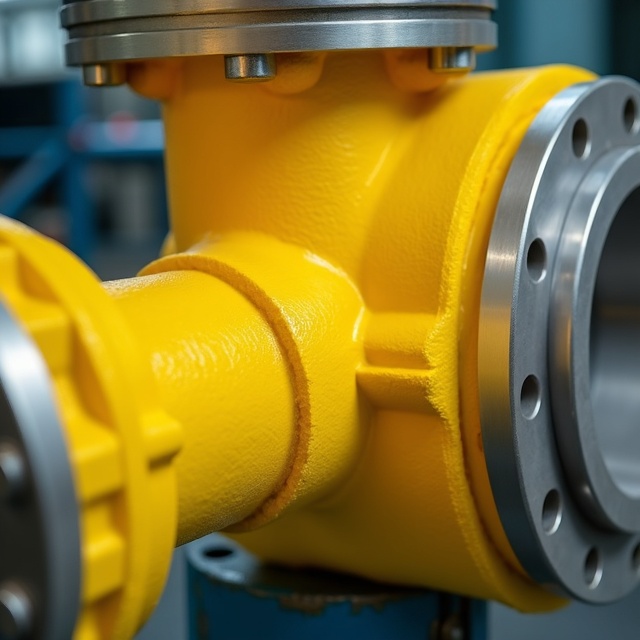 Aislamiento reusable instalado en válvula industrial