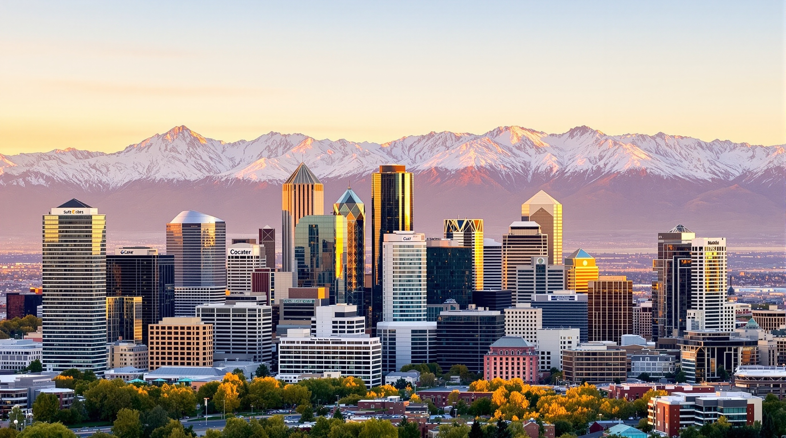 Salt Lake City Utah Financial District