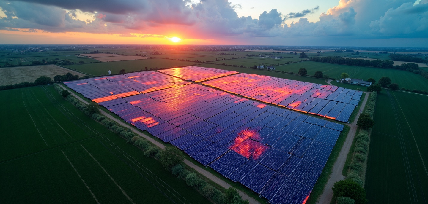 Thermografie PV-Anlage Drohnenaufnahme