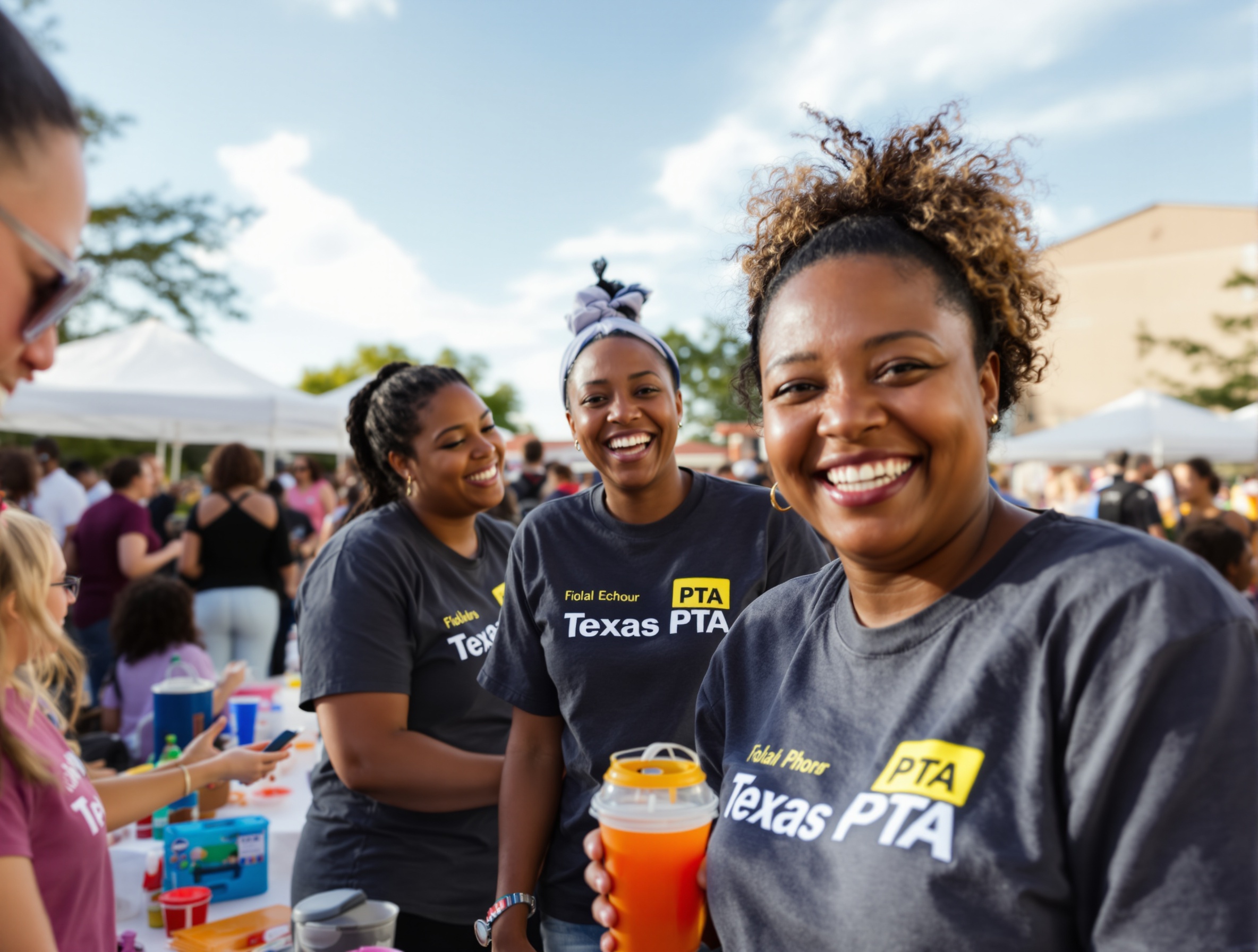 Join PTA Texas Congress community advocacy Katy TX PTA Texas volunteers at community event