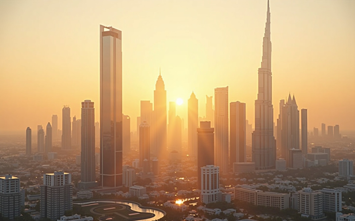 Dubai business district