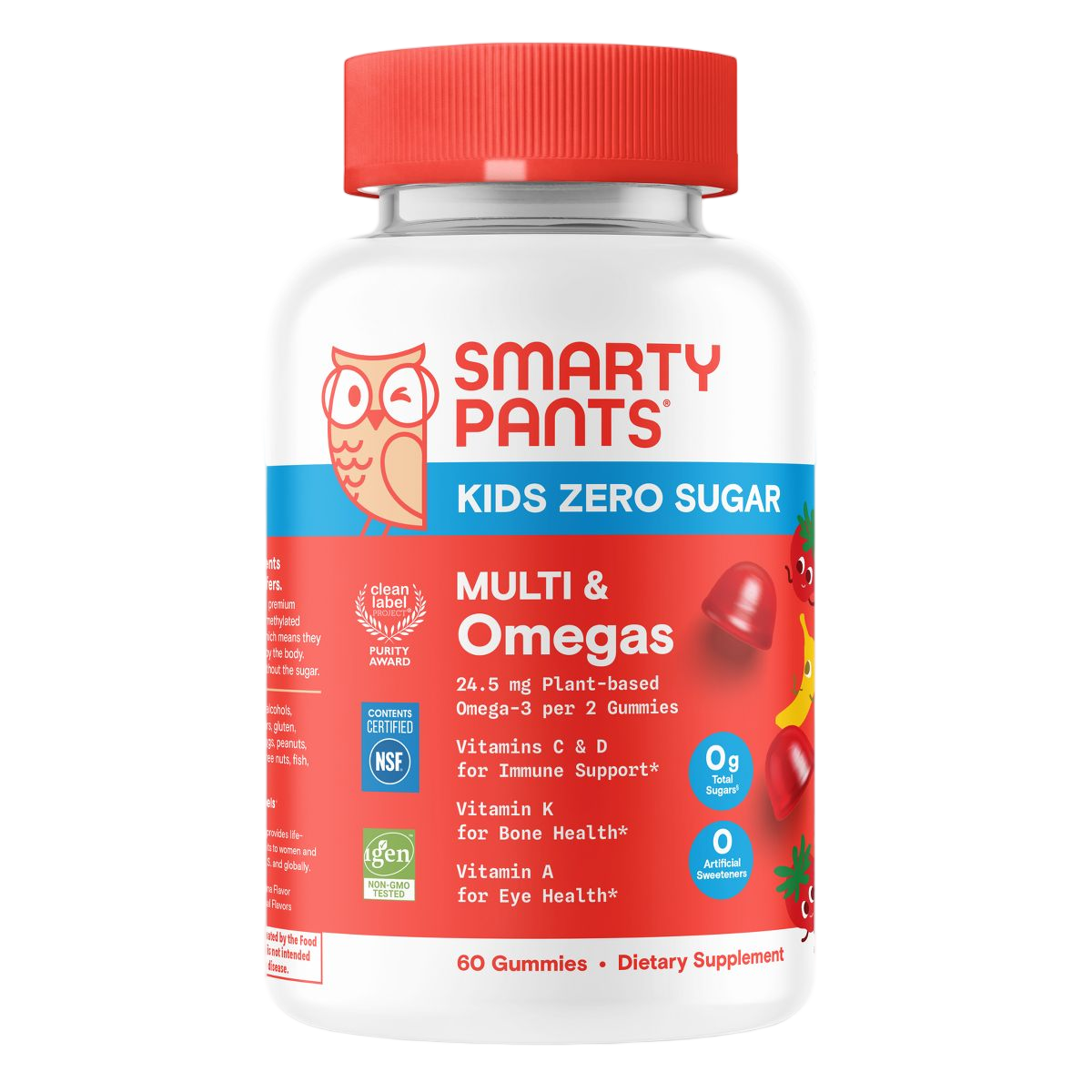 SmartyPants Kids Zero Sugar Multivitamin