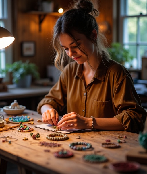 GemsandGel founder crafting