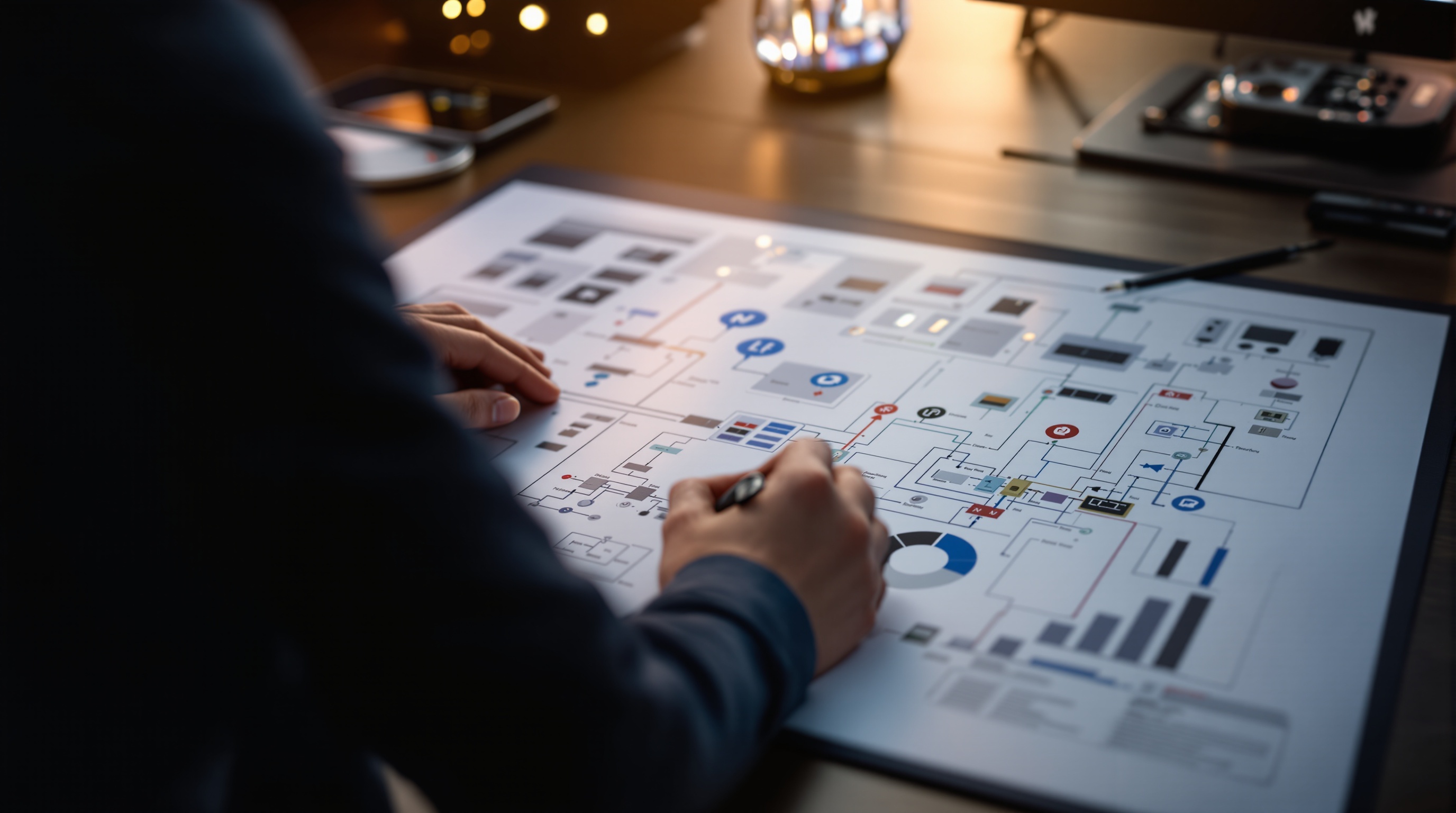 Home automation design plans and technical drawings
