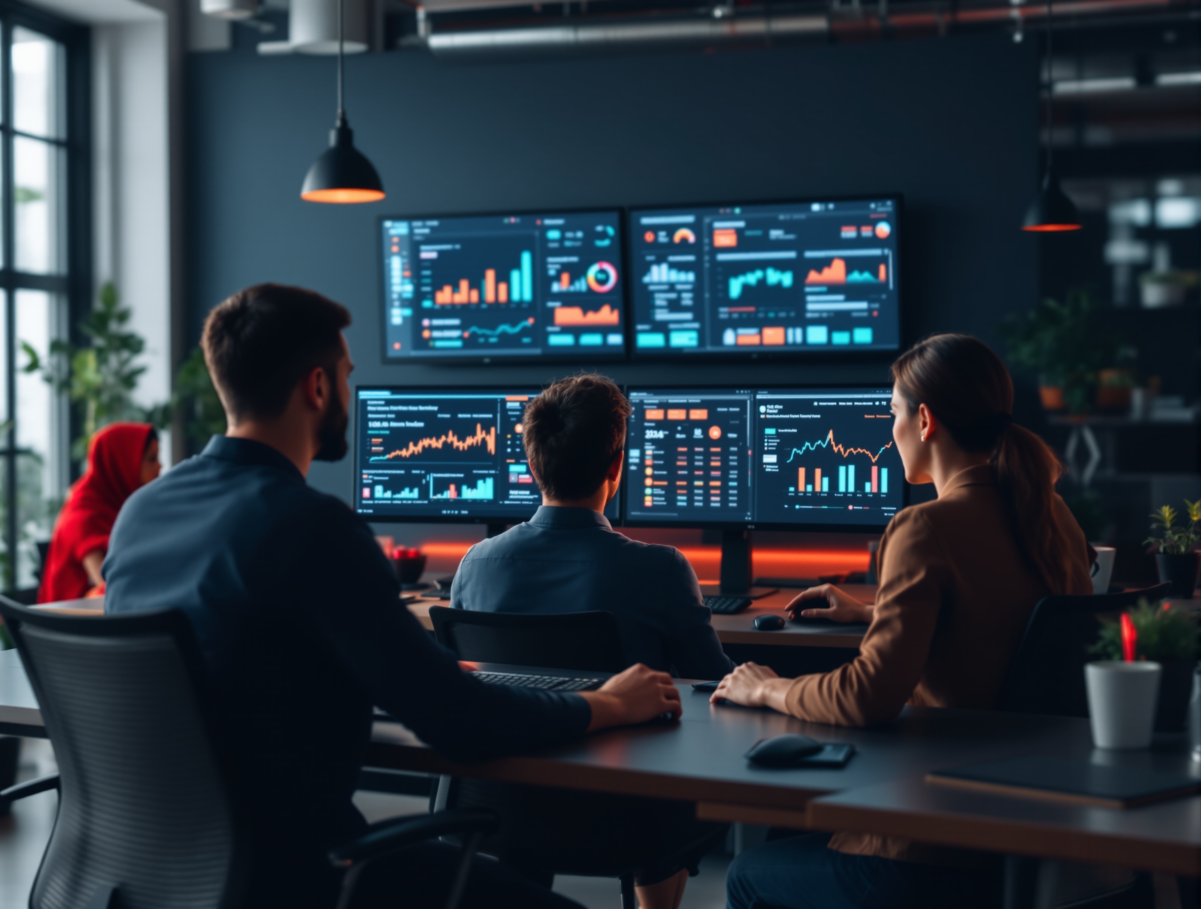 Digital Minds Team — Warminster PA Digital Minds marketing team collaborating in Warminster PA office